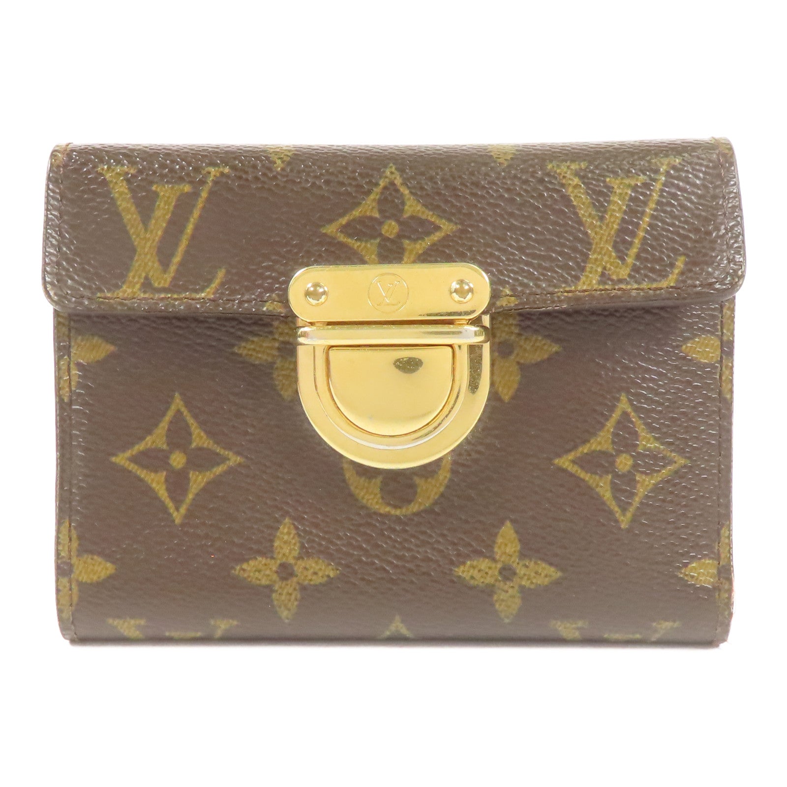 LOUIS VUITTON Monogram Wallet金扣錢包