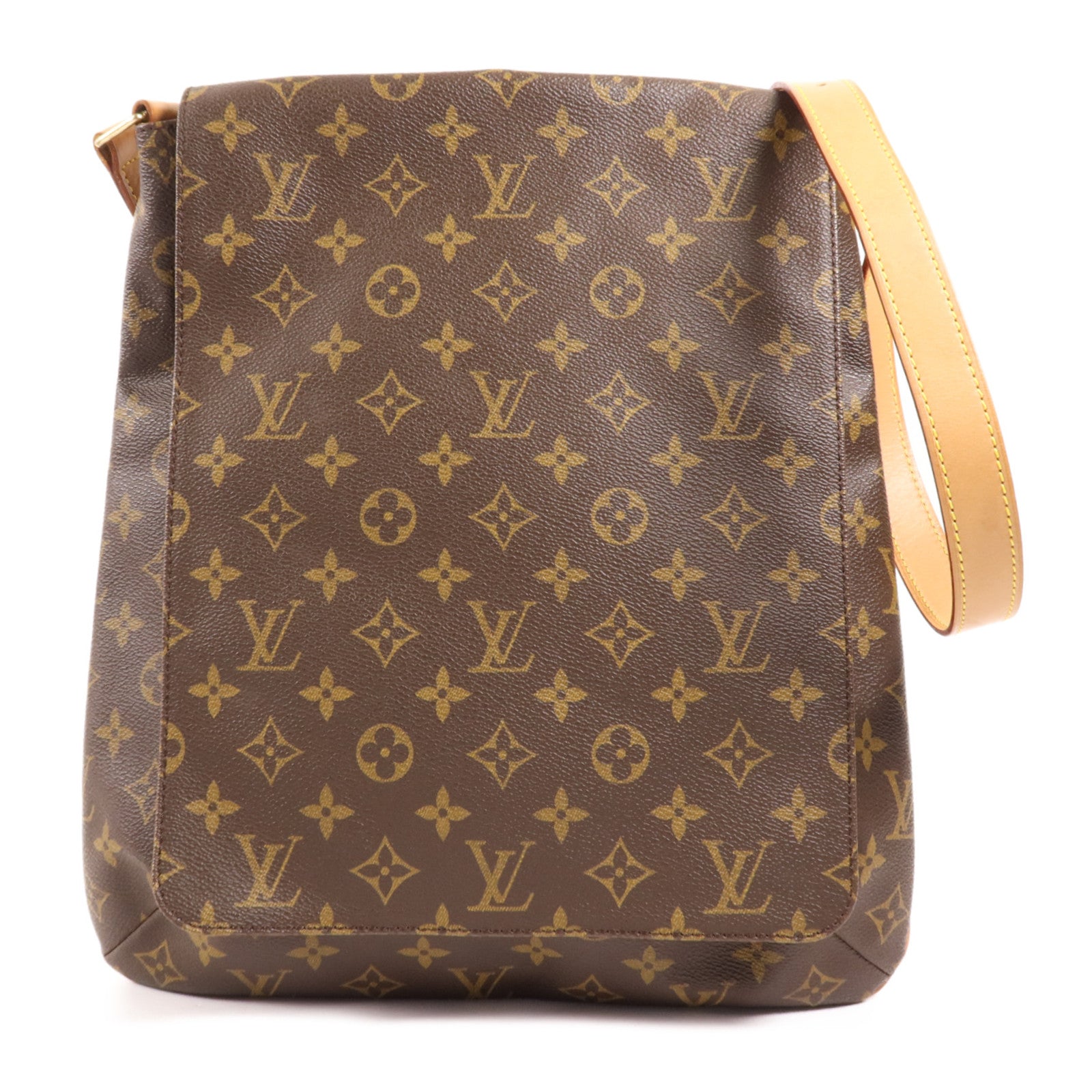 LOUIS VUITTON Monogram Musette金扣肩背袋