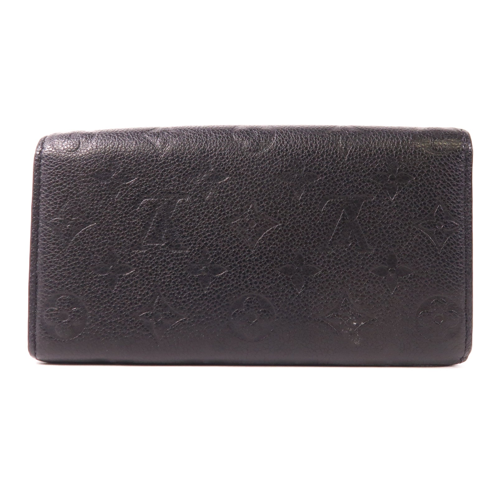 LOUIS VUITTON Monogram Empreinte Sarah Wallet金扣長錢包