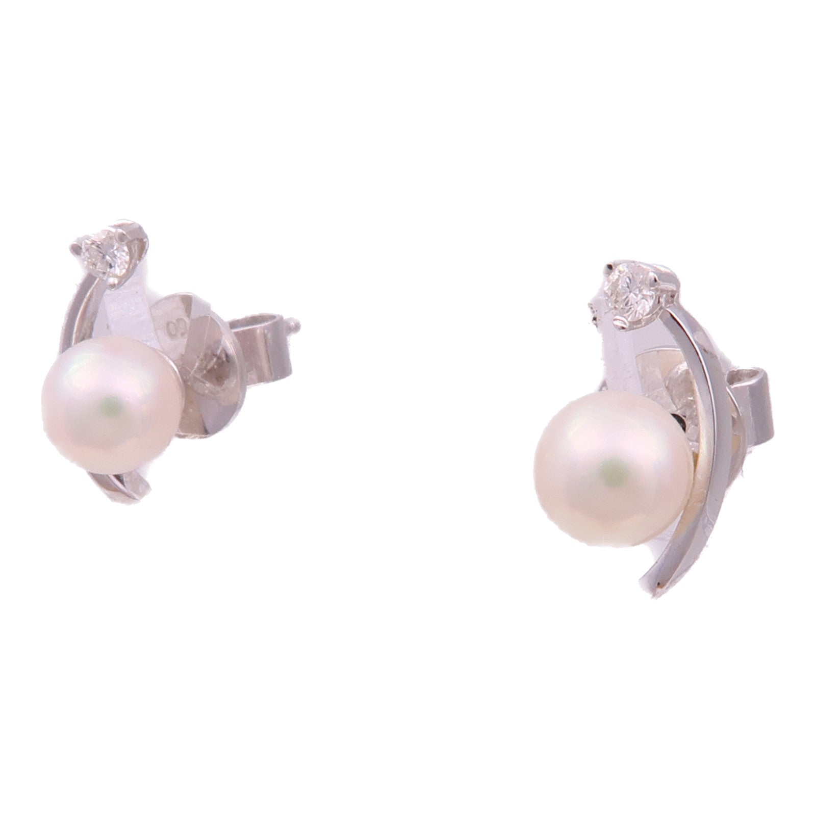 JEWELRY 18K白金Diamond Earrings鑽石耳環