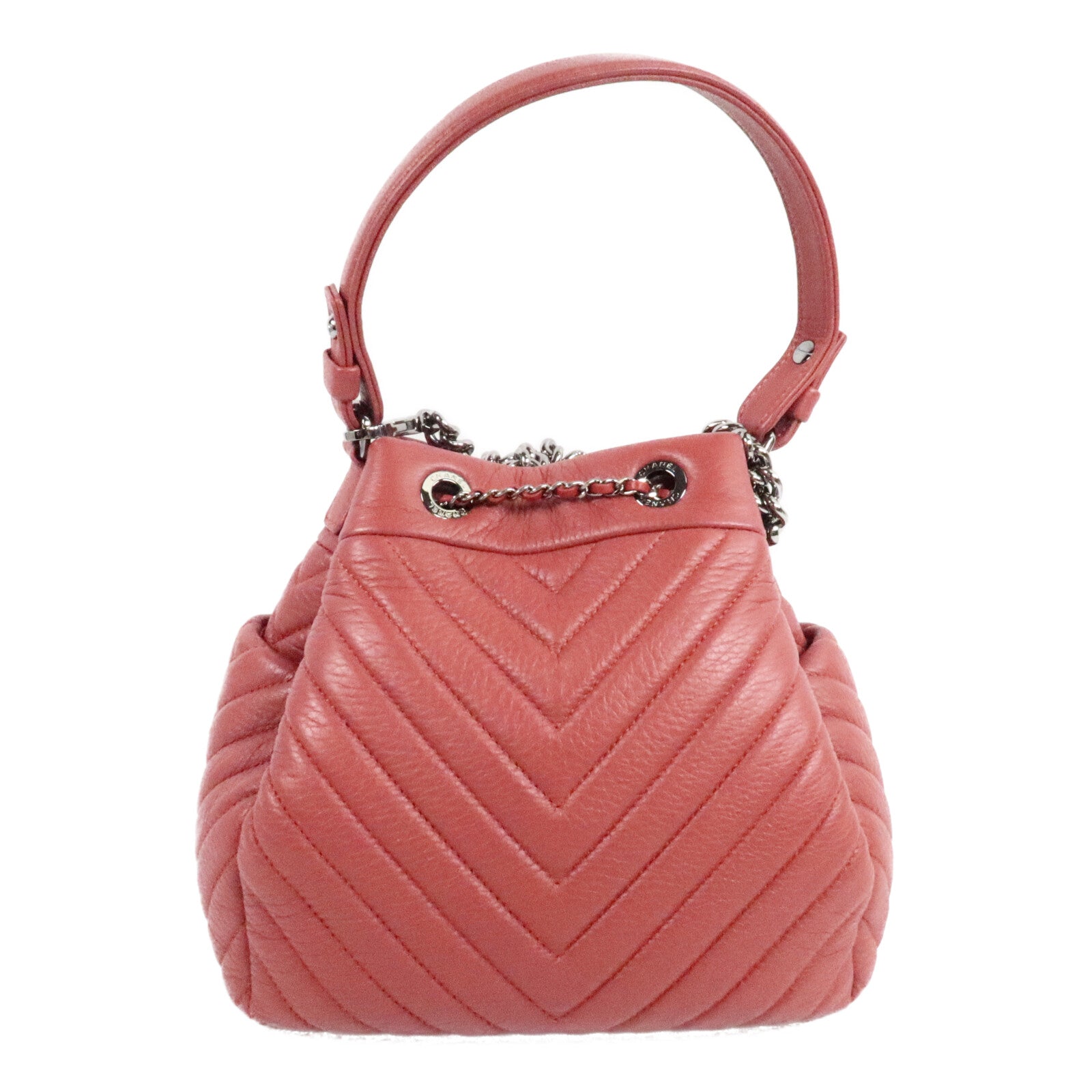 CHANEL 鹿皮皮革Bucket Bag手挽肩背兩用袋