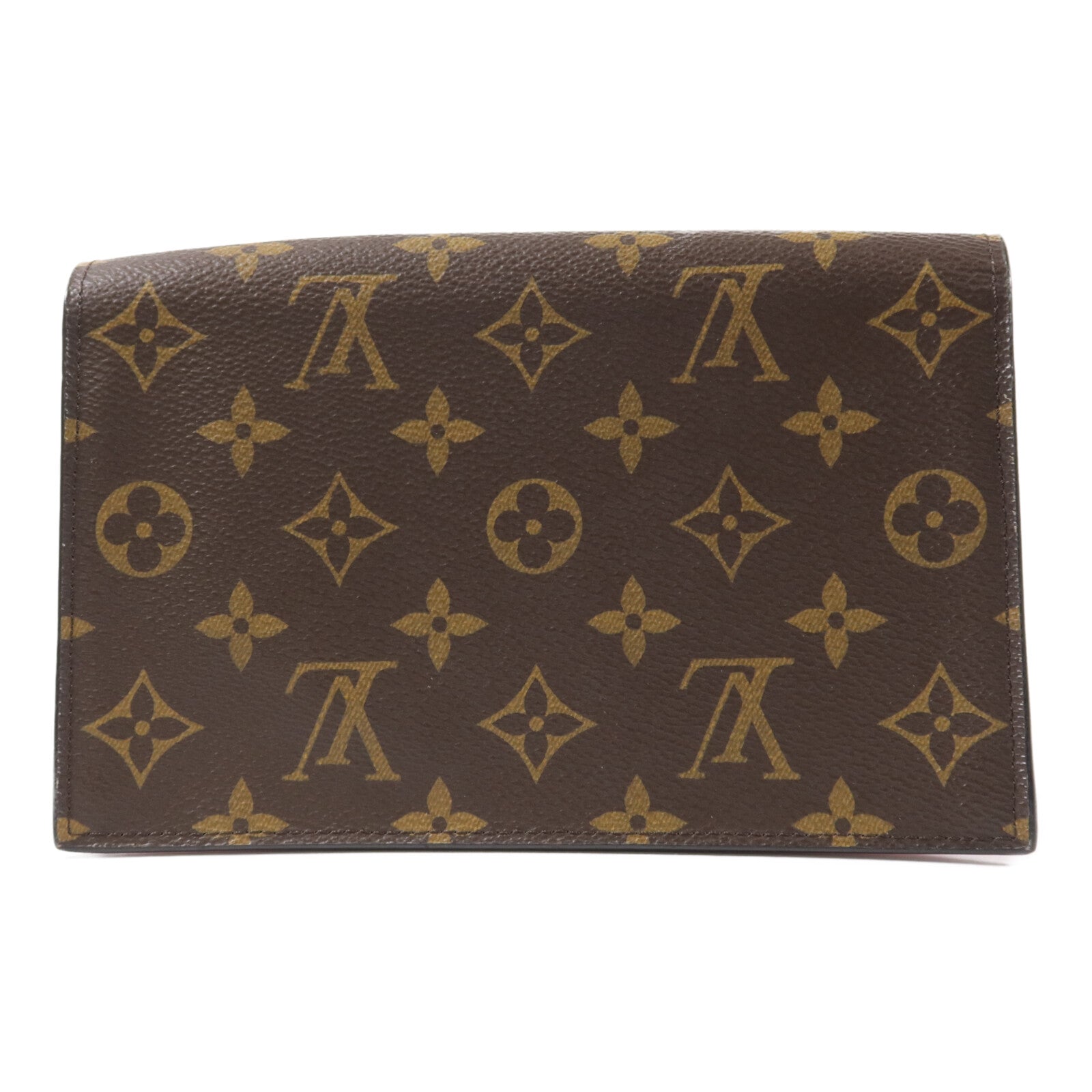 LOUIS VUITTON Monogram Flore Chain Wallet鏈帶肩背袋