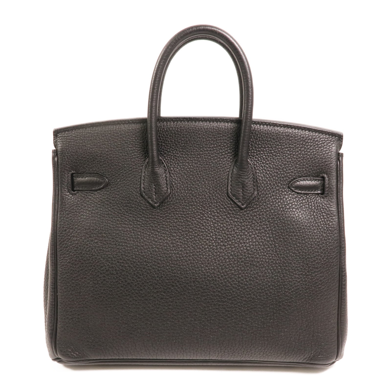 HERMES Togo皮革Birkin 25金扣手挽袋Noir