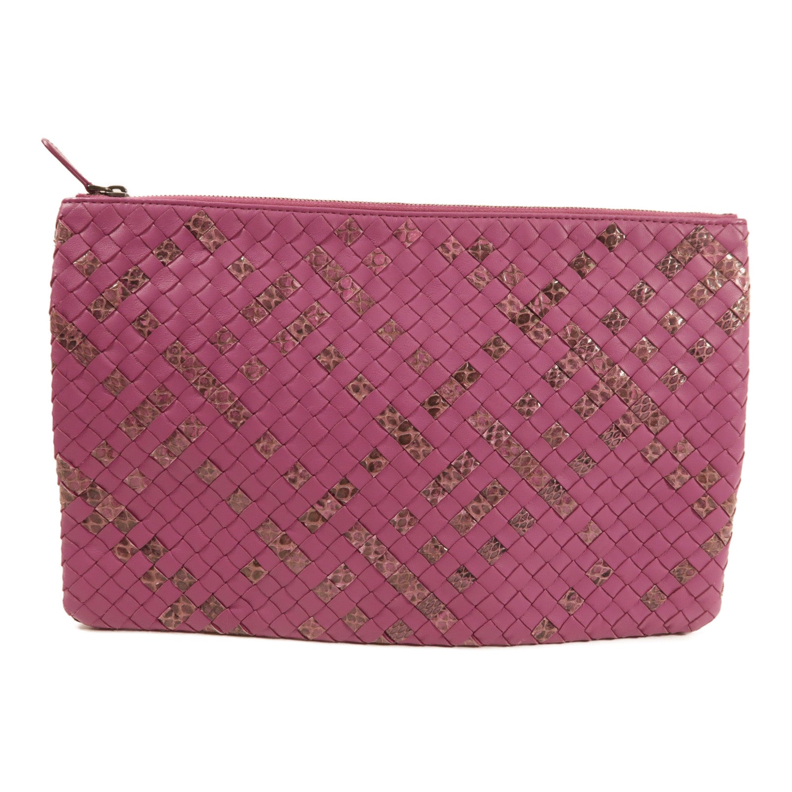 BOTTEGA VENETA 羊皮皮革/蛇皮皮革Clutch Bag手拿包