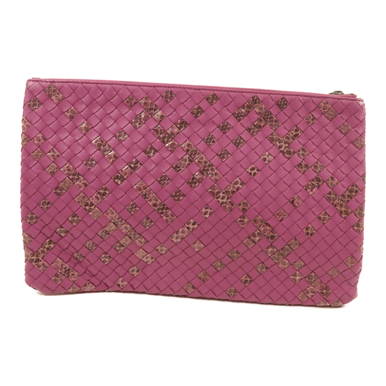 BOTTEGA VENETA 羊皮皮革/蛇皮皮革Clutch Bag手拿包