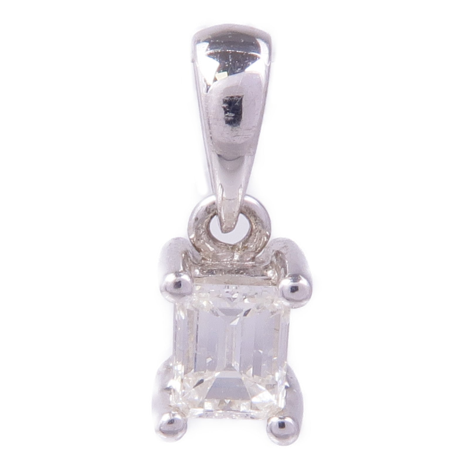 JEWELRY 18K白金Diamond Pendant Top鑽石吊墜