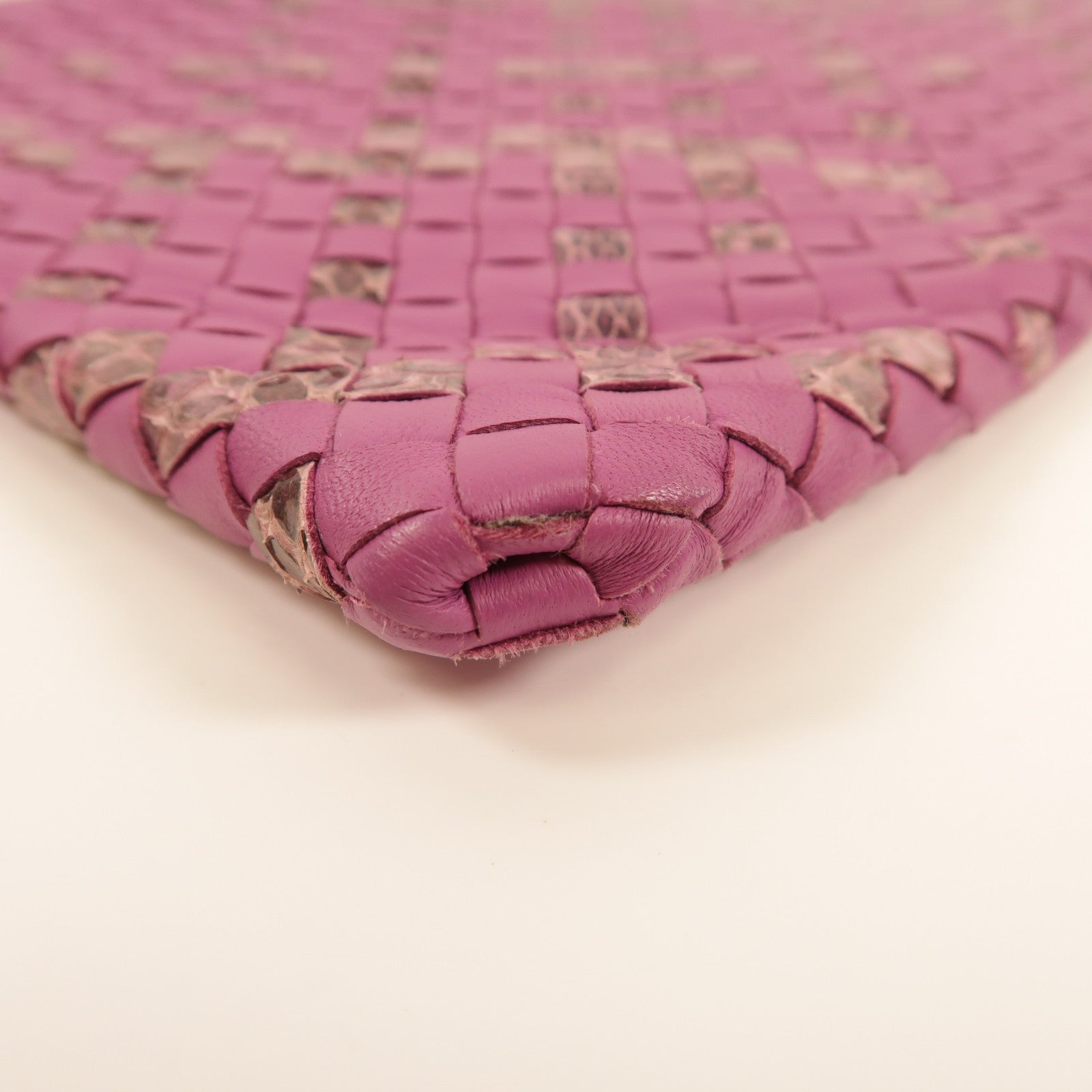 BOTTEGA VENETA 羊皮皮革/蛇皮皮革Clutch Bag手拿包