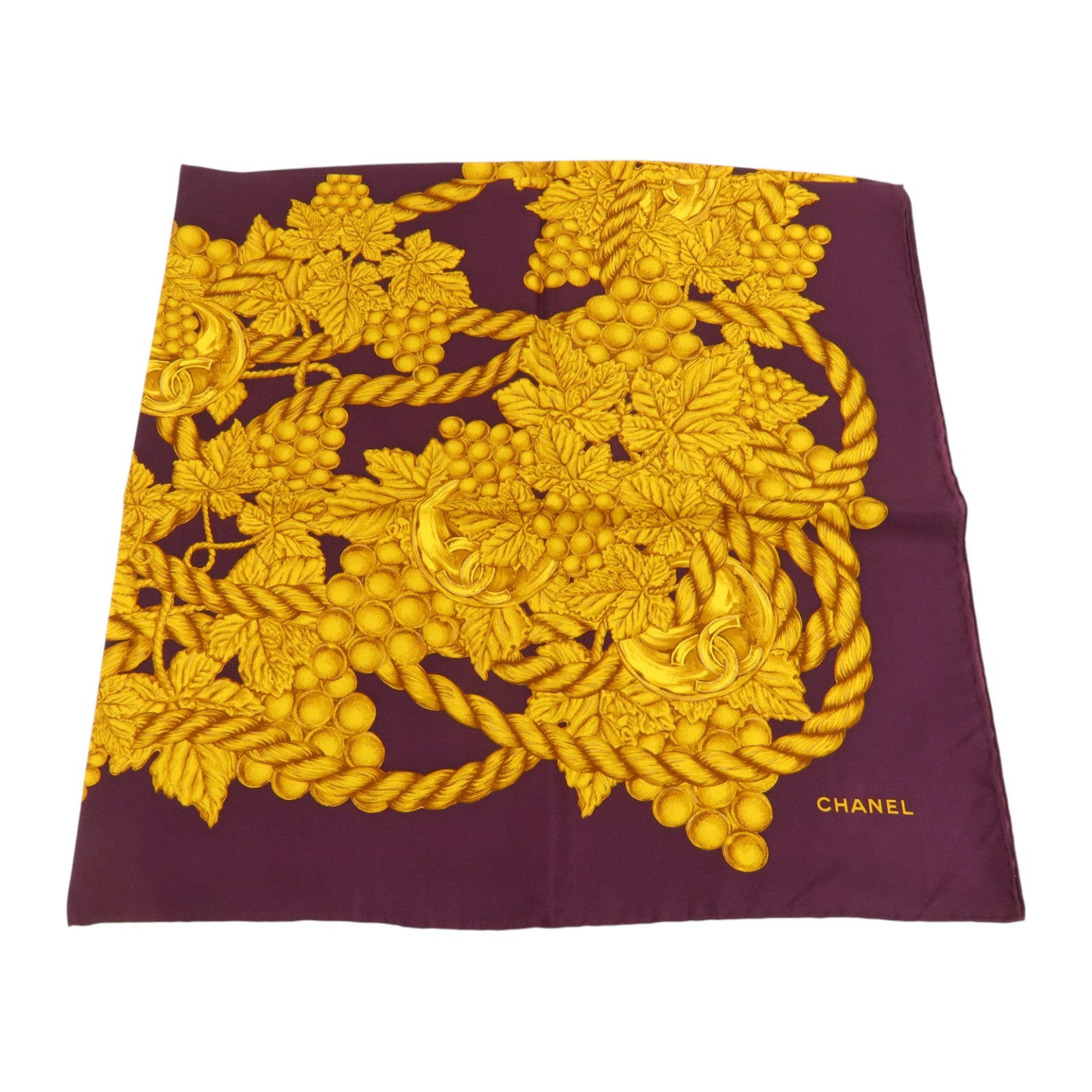 CHANEL 絲質Scarf 90x90cm絲巾