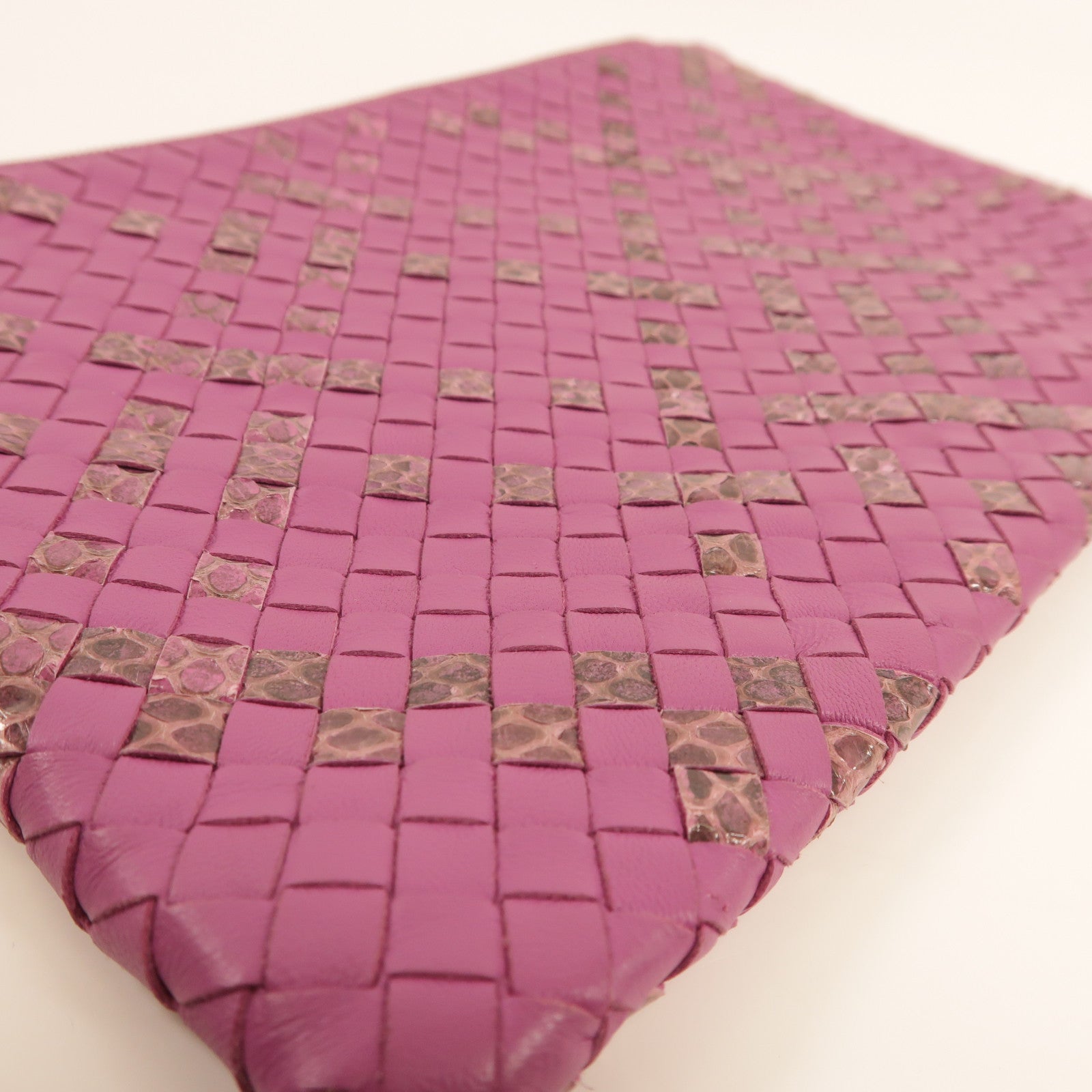 BOTTEGA VENETA 羊皮皮革/蛇皮皮革Clutch Bag手拿包