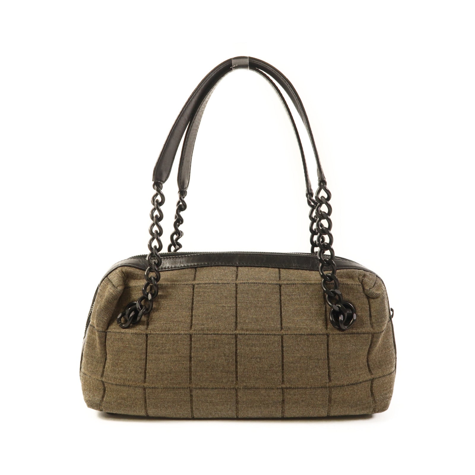 CHANEL 布料Vintage Shoulder Bag鏈帶肩背袋