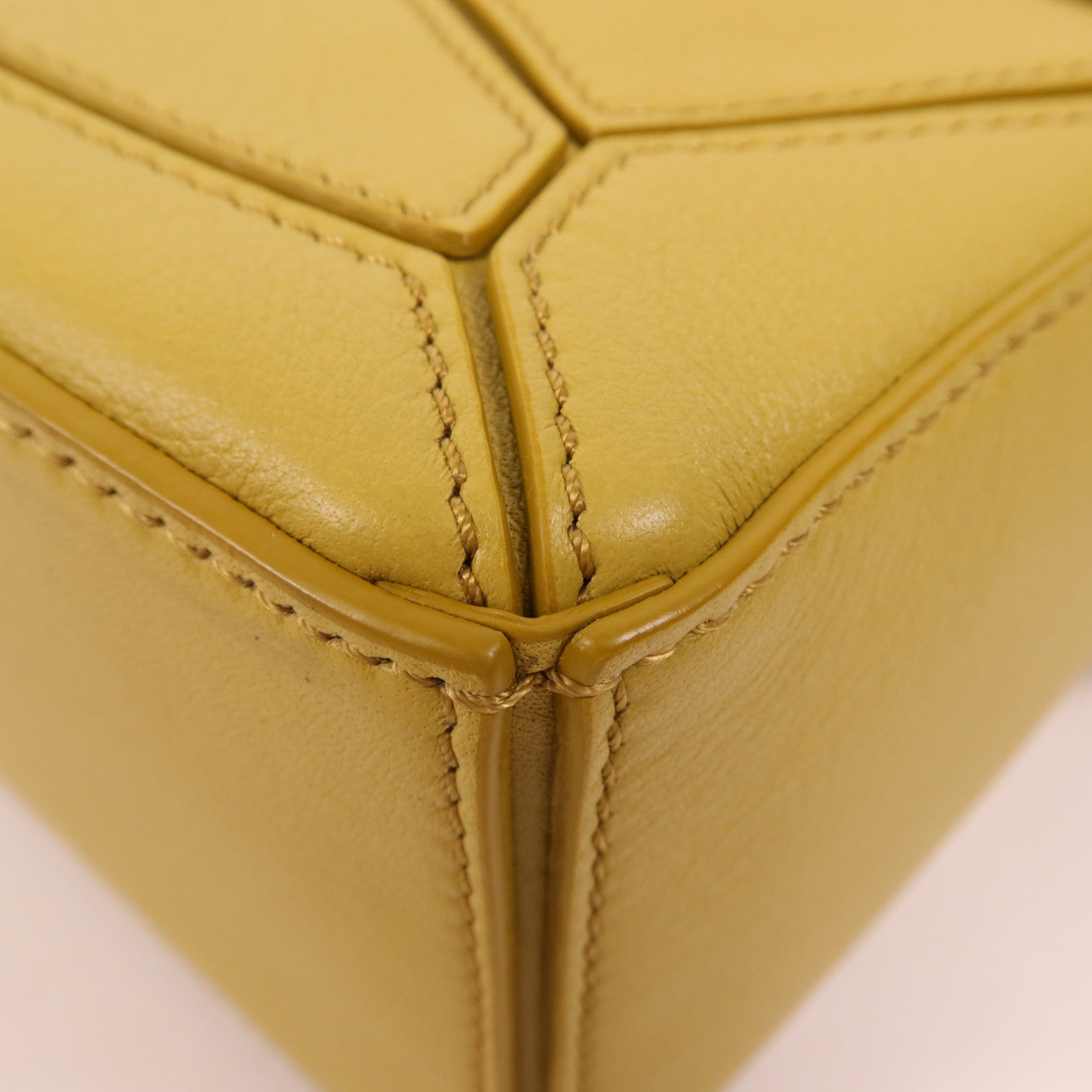 LOEWE 牛皮皮革Mini Puzzle金扣手挽肩背兩用袋