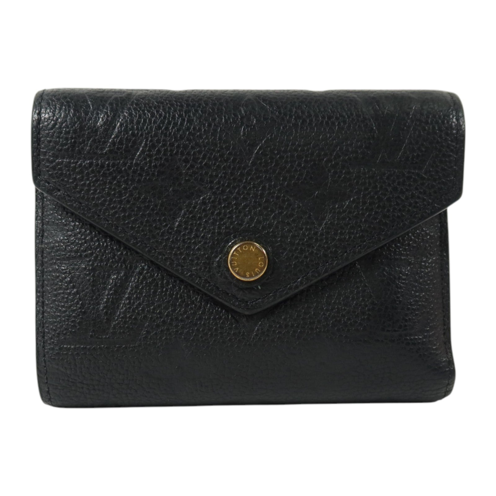 LOUIS VUITTON Monogram Empreinte Victorine Wallet金扣錢包