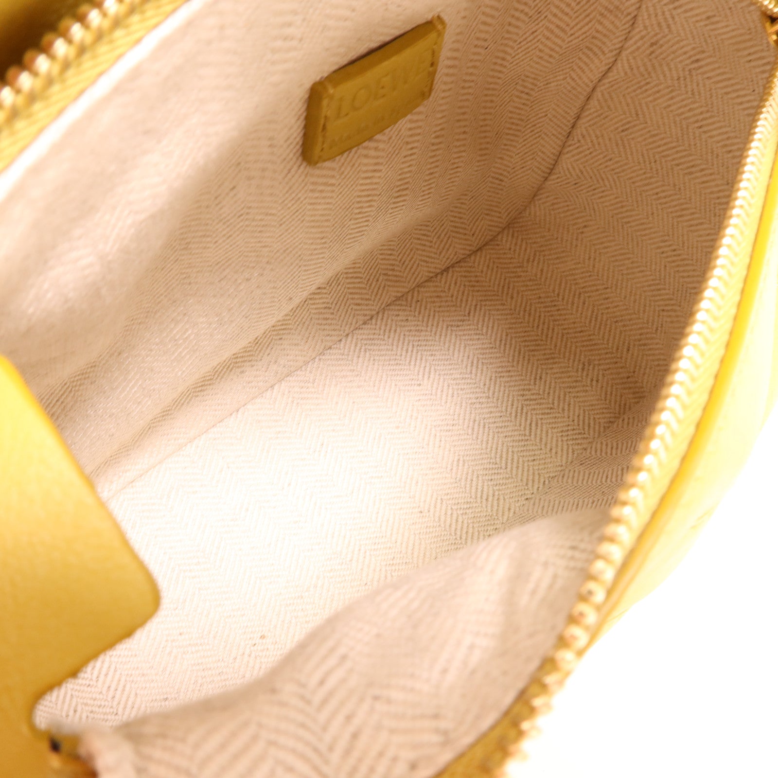 LOEWE 牛皮皮革Mini Puzzle金扣手挽肩背兩用袋