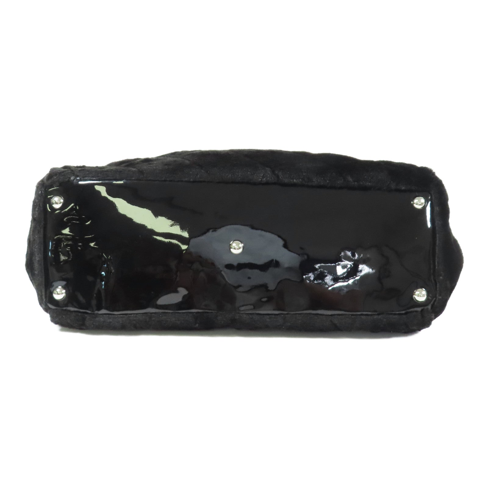 CHANEL【激減優惠】 兎毛Shoulder Bag銀扣肩背袋