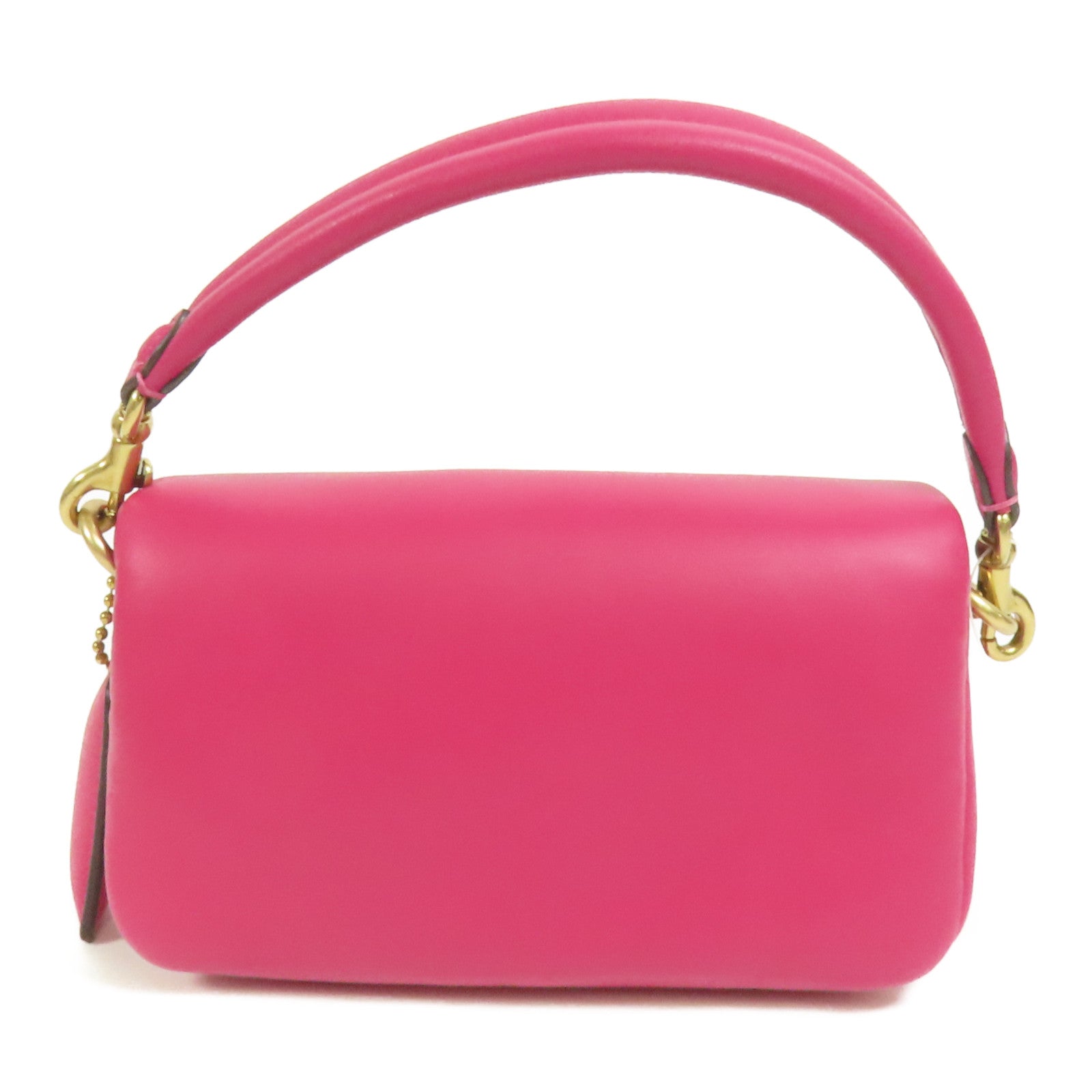 COACH 羊皮皮革Pillow Tabby 18金扣手挽肩背兩用袋