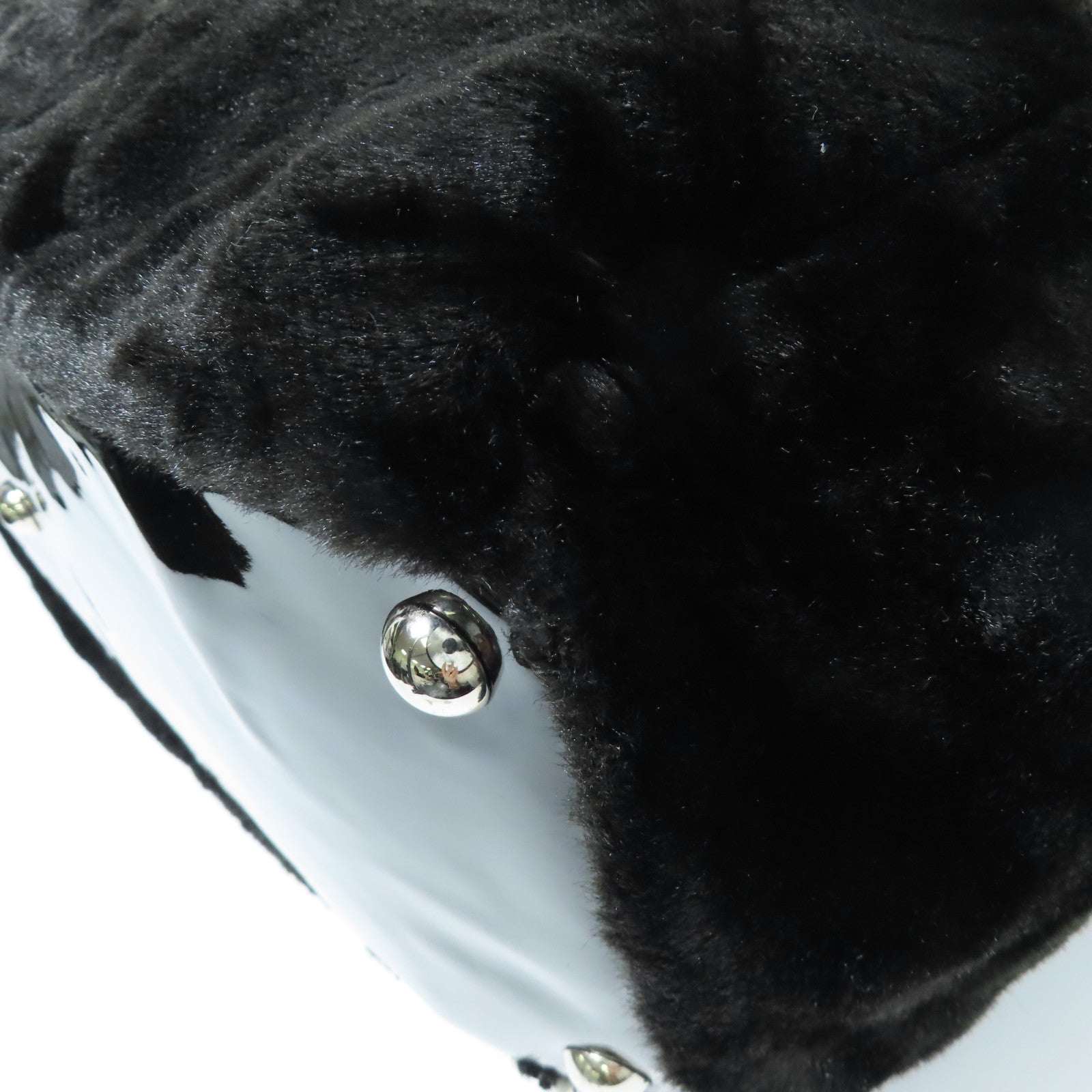 CHANEL【激減優惠】 兎毛Shoulder Bag銀扣肩背袋