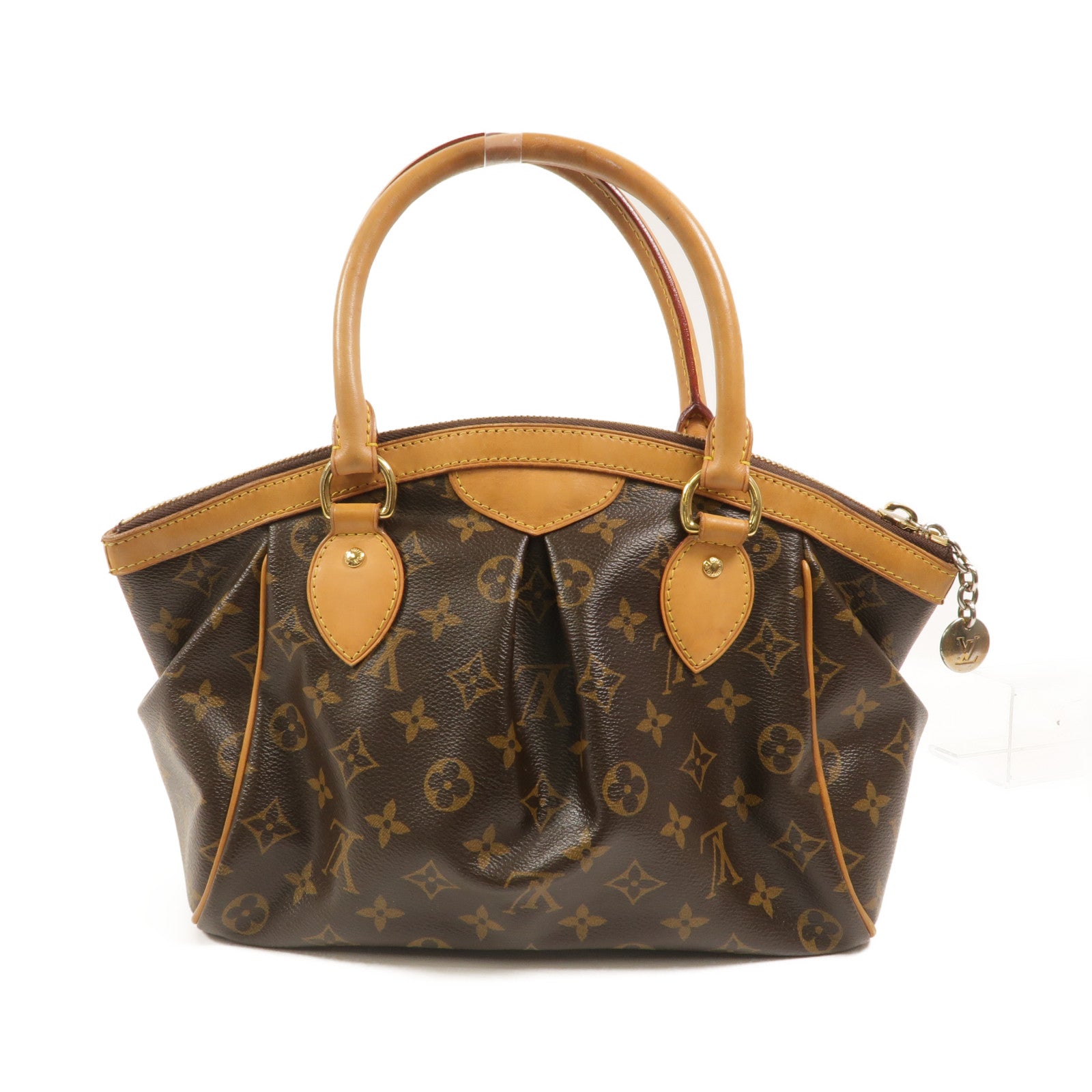 LOUIS VUITTON Monogram Tivoli PM手挽袋棕色