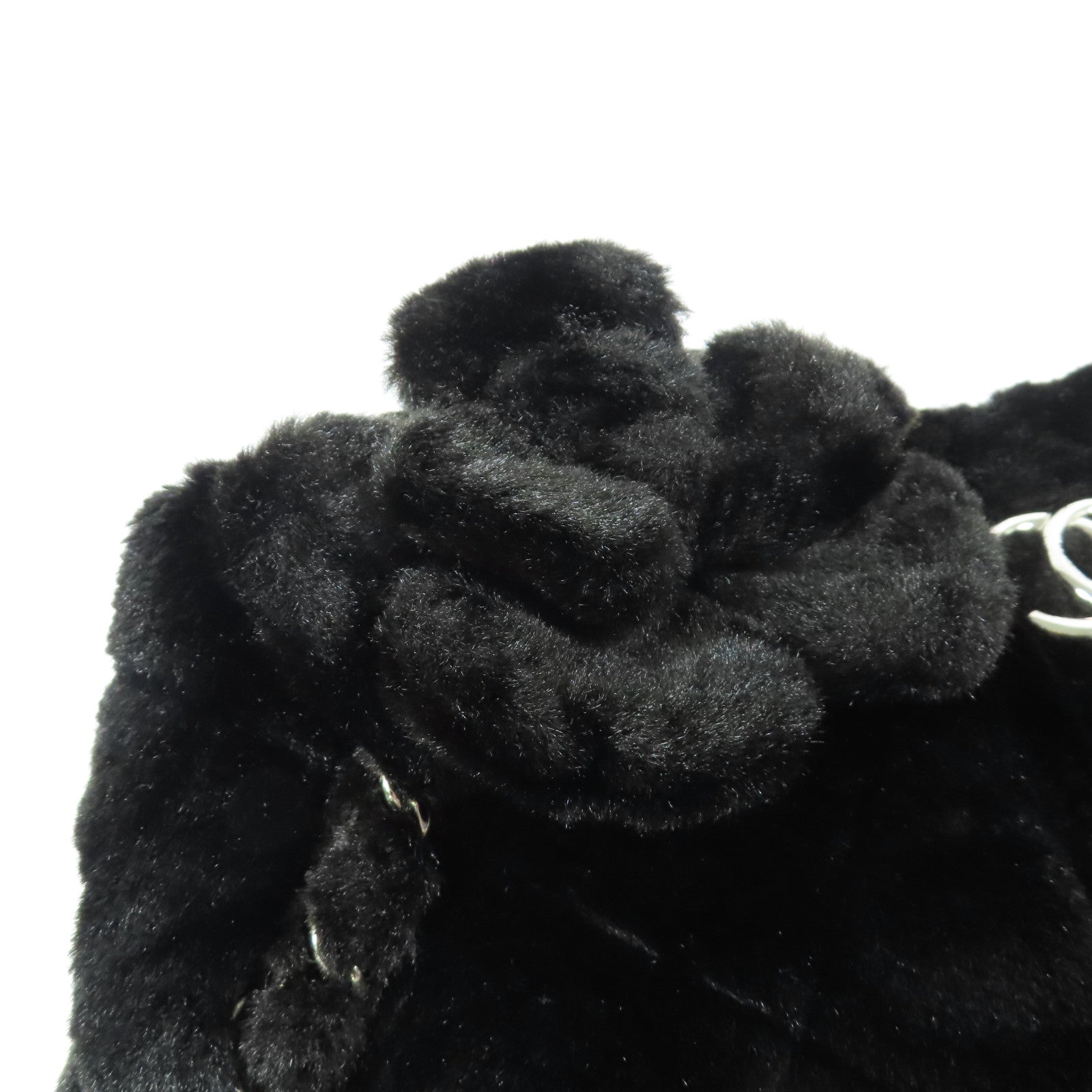 CHANEL【激減優惠】 兎毛Shoulder Bag銀扣肩背袋