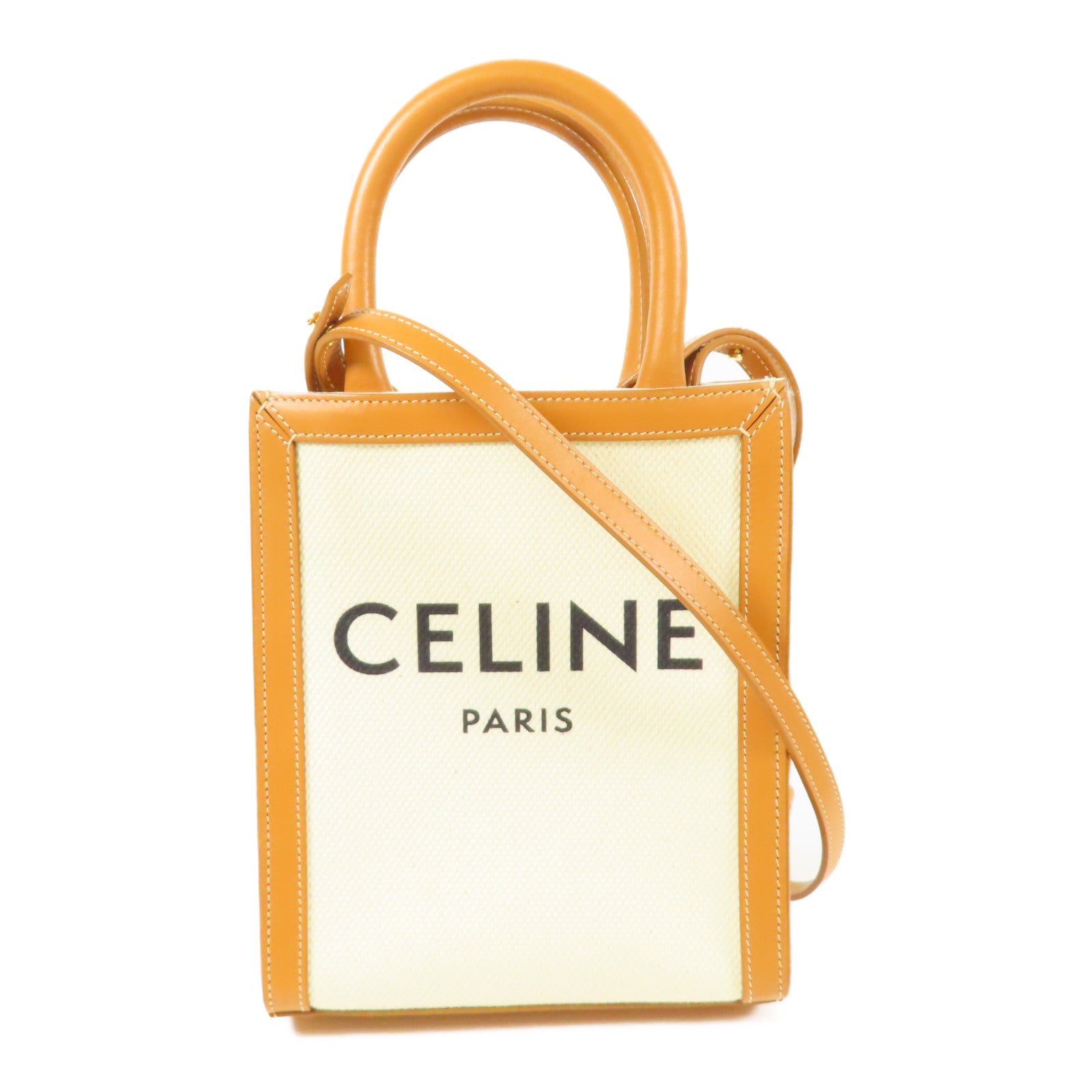 CELINE 帆布/皮革Shoulder Bag手挽肩背兩用袋