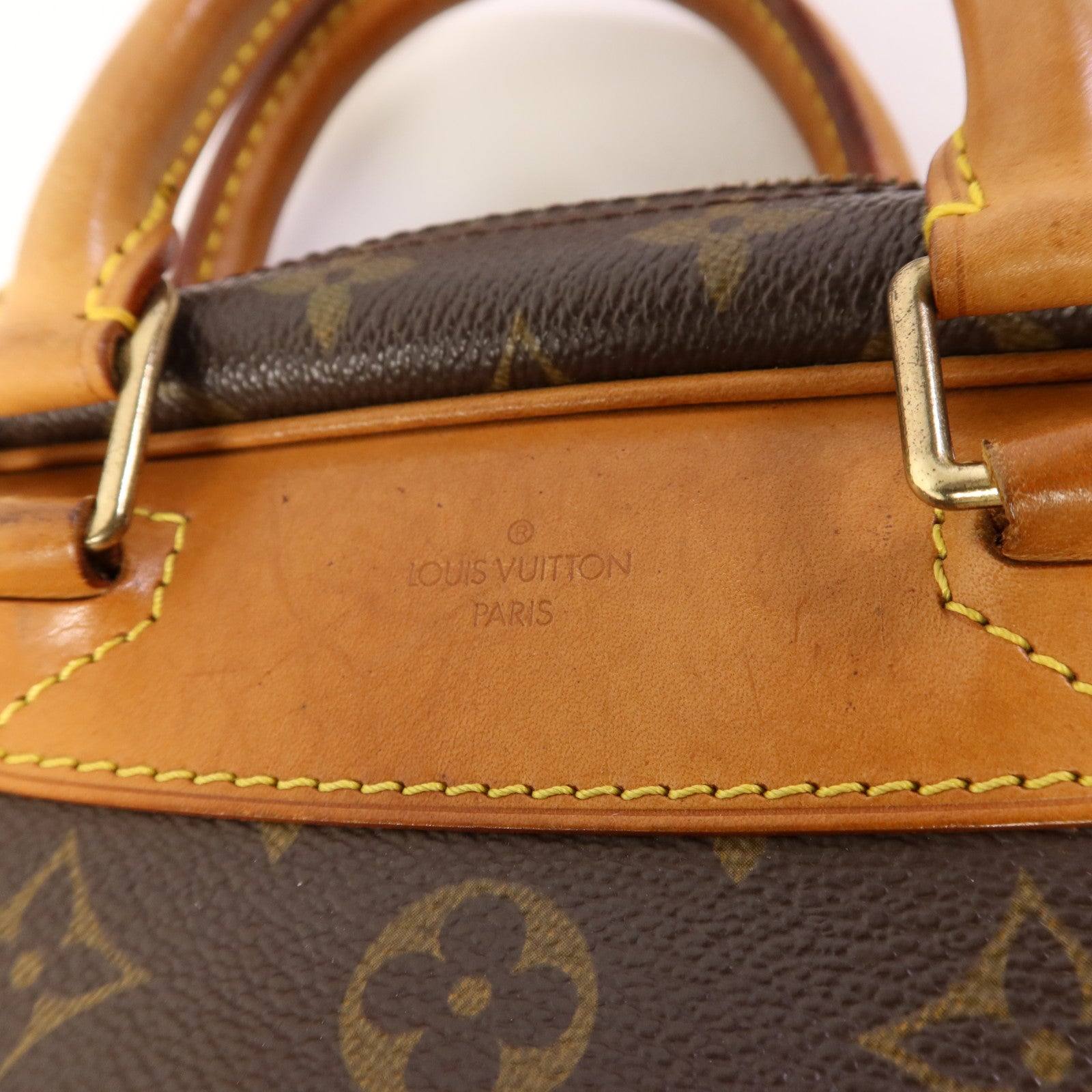 LOUIS VUITTON Monogram Trouville金扣手挽袋