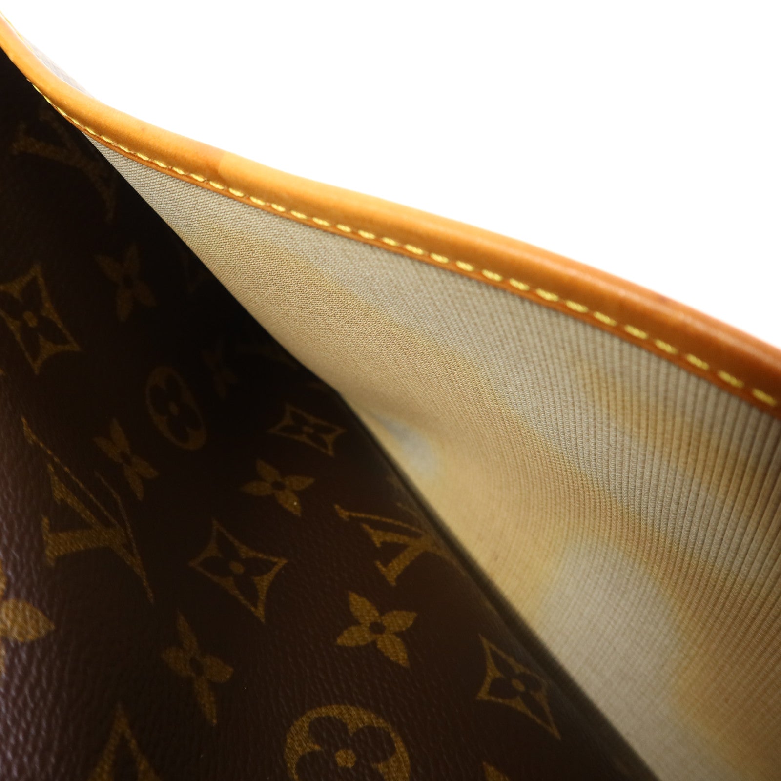 LOUIS VUITTON Monogram Trouville金扣手挽袋