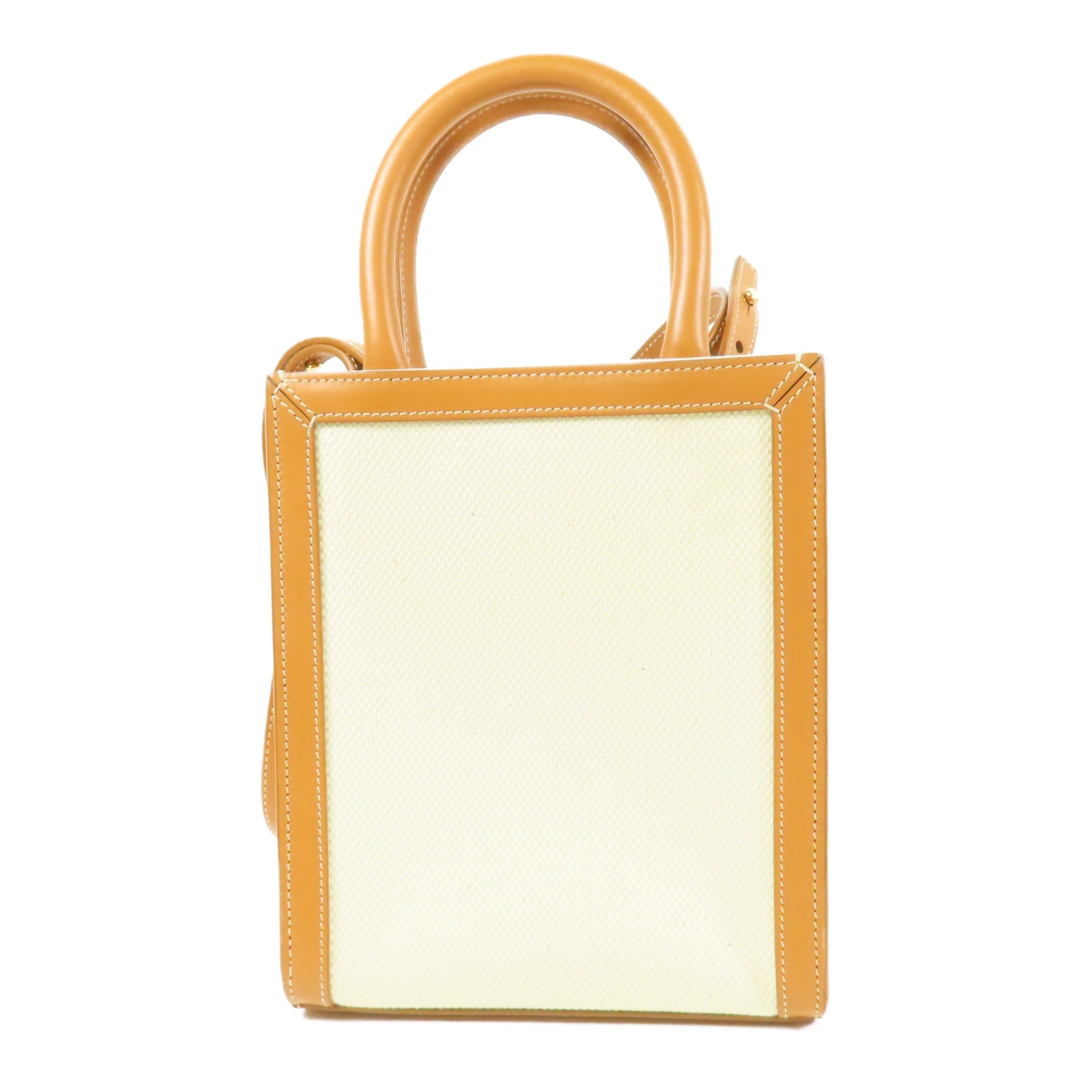 CELINE 【激減優惠】帆布/皮革Shoulder Bag手挽肩背兩用袋