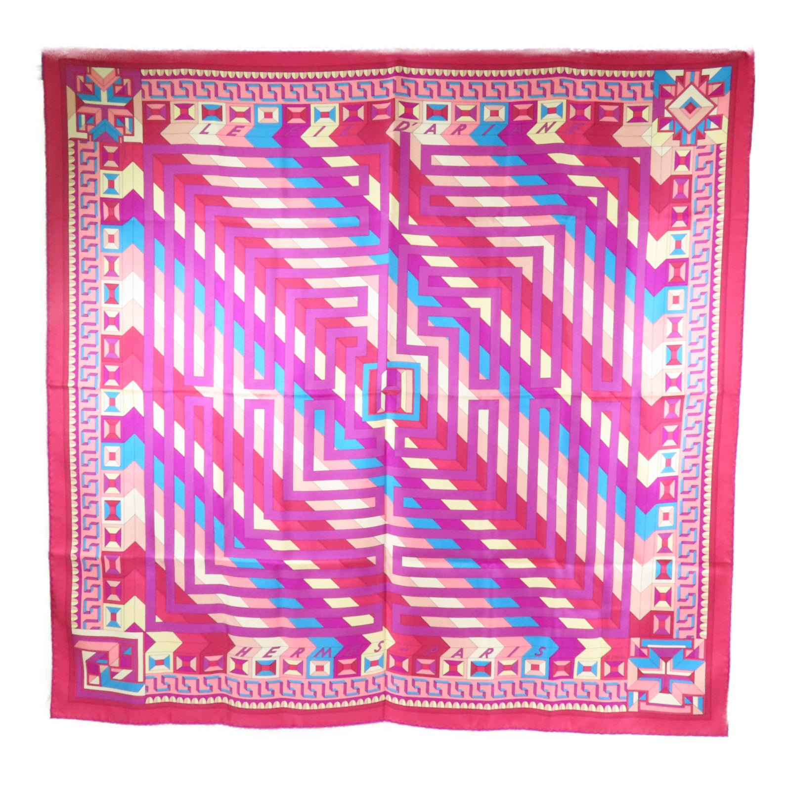 HERMES 絲質Scarf 90X90絲巾