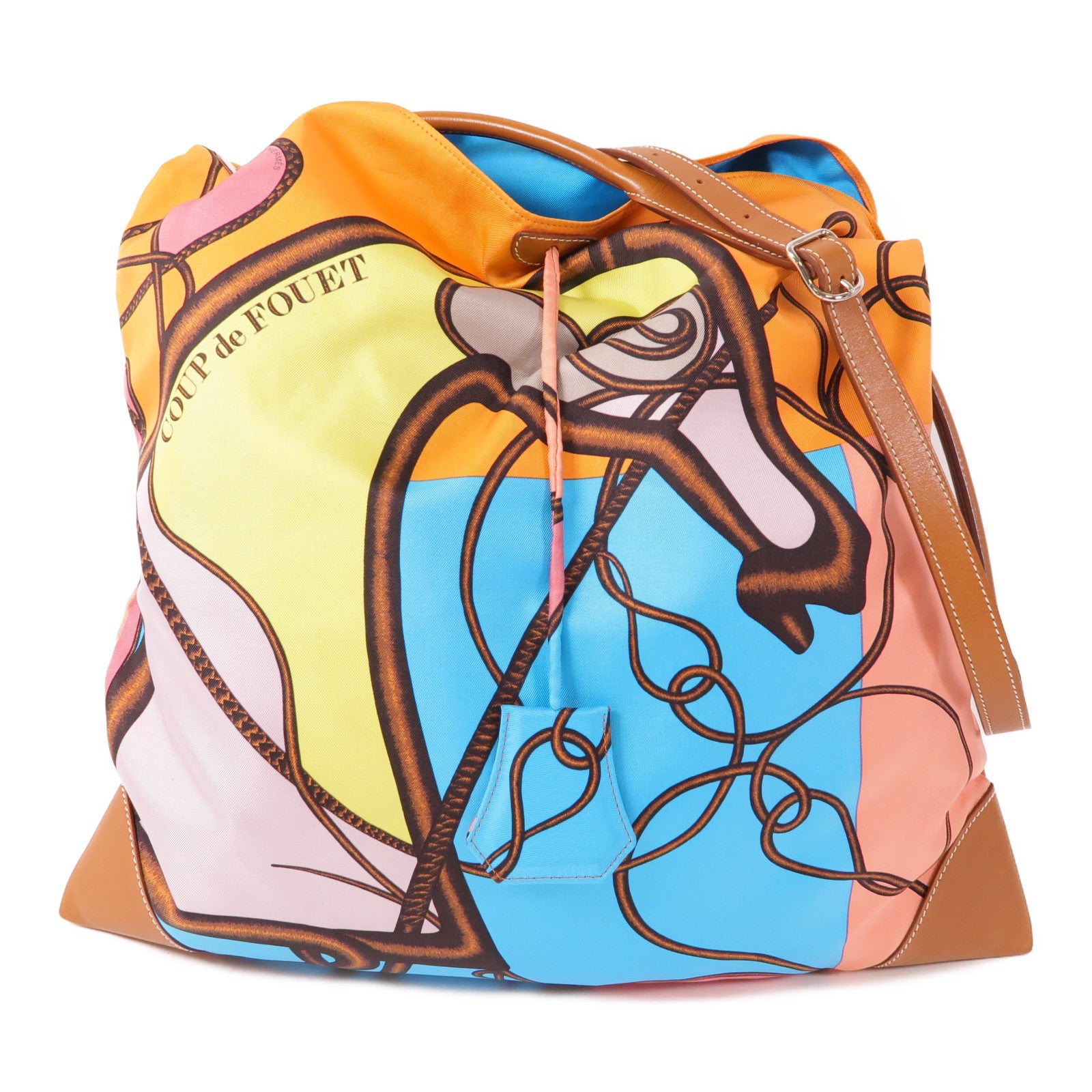 HERMES 衣装袋 HERMES 絲質Crossbody Bag銀扣肩背袋– Brand Off Hong Kong