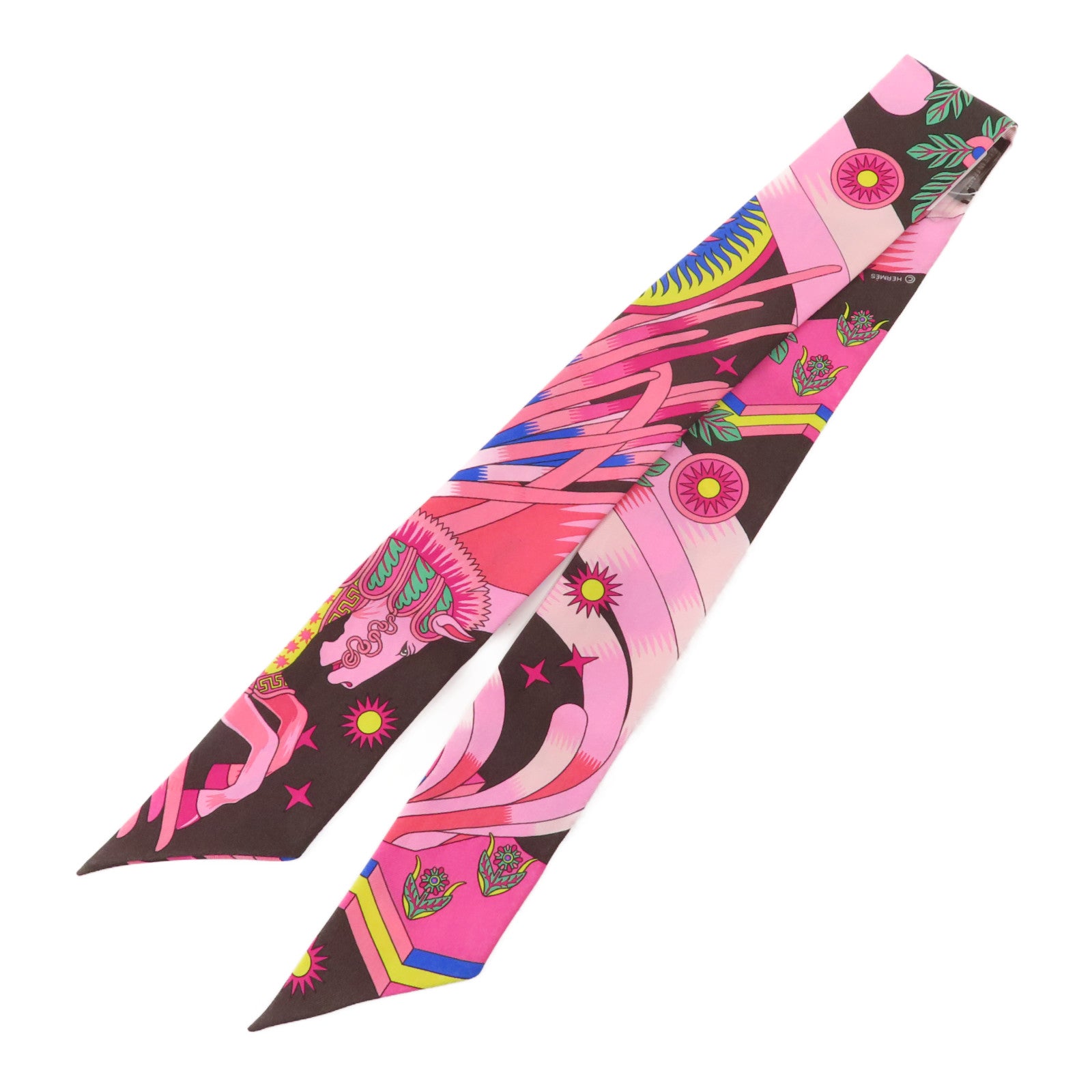 HERMES 絲質Twilly絲巾