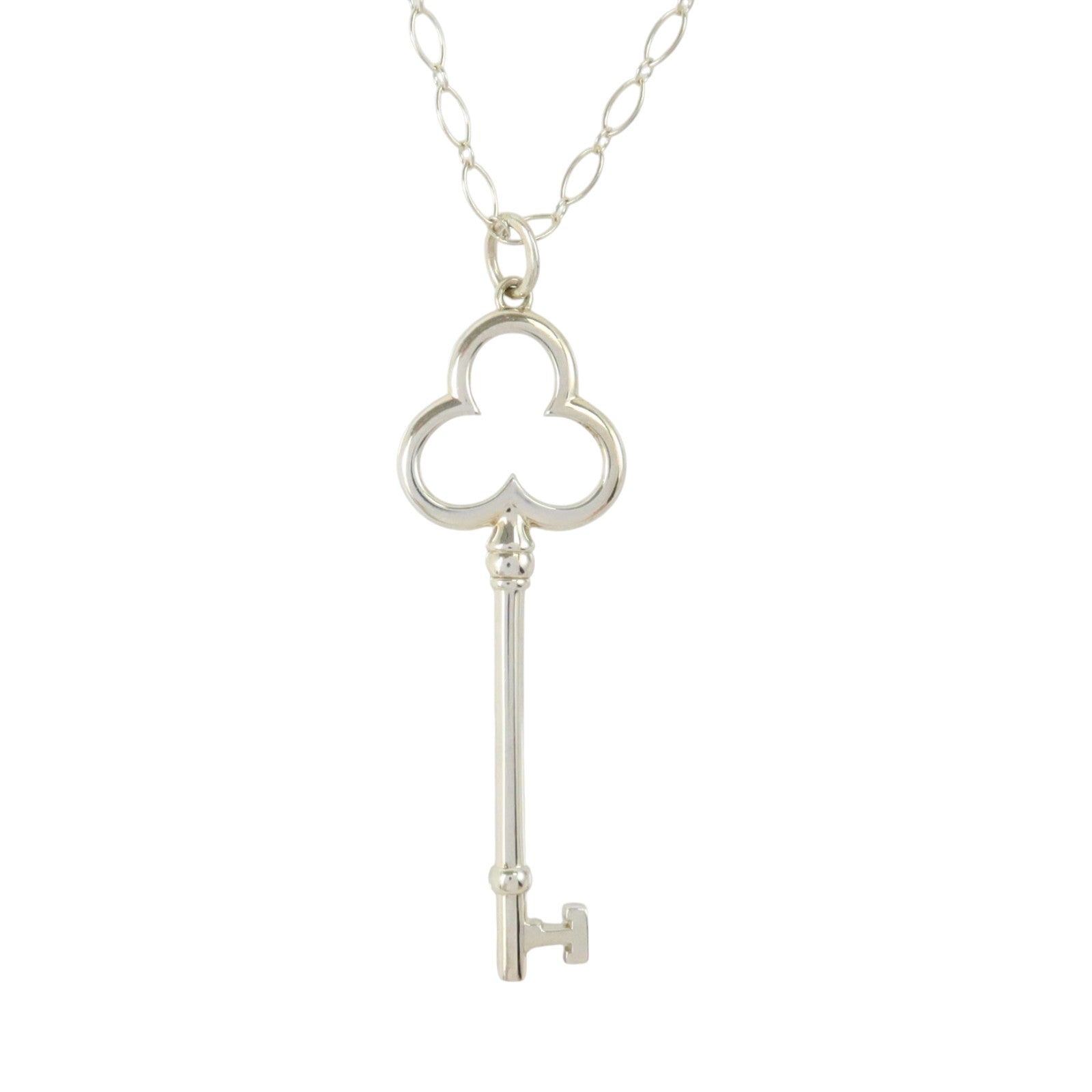 TIFFANY&CO 925純銀Crown Key Pendant Necklace項鏈