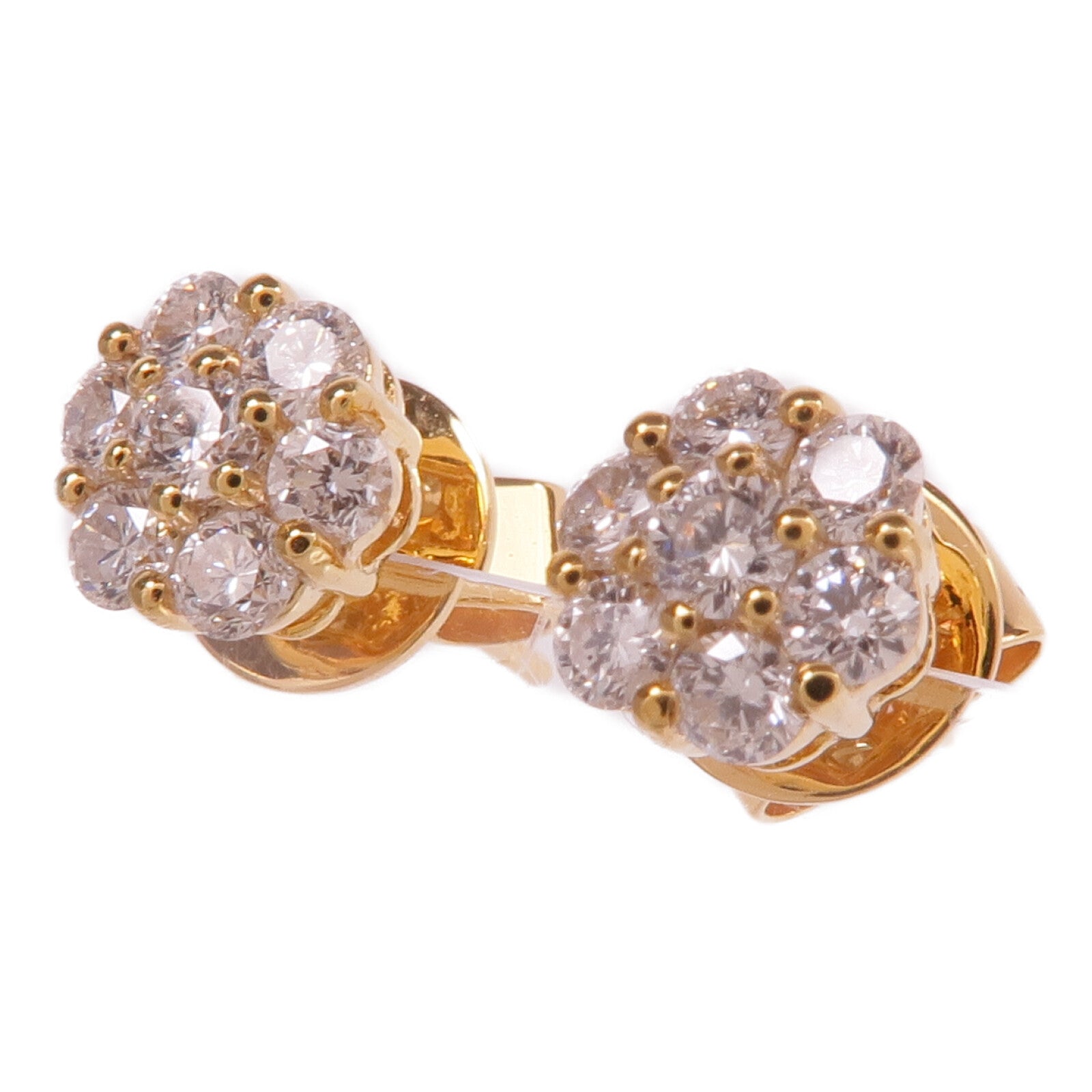 JEWELRY 18K黃金Diamond Earrings鑽石耳環