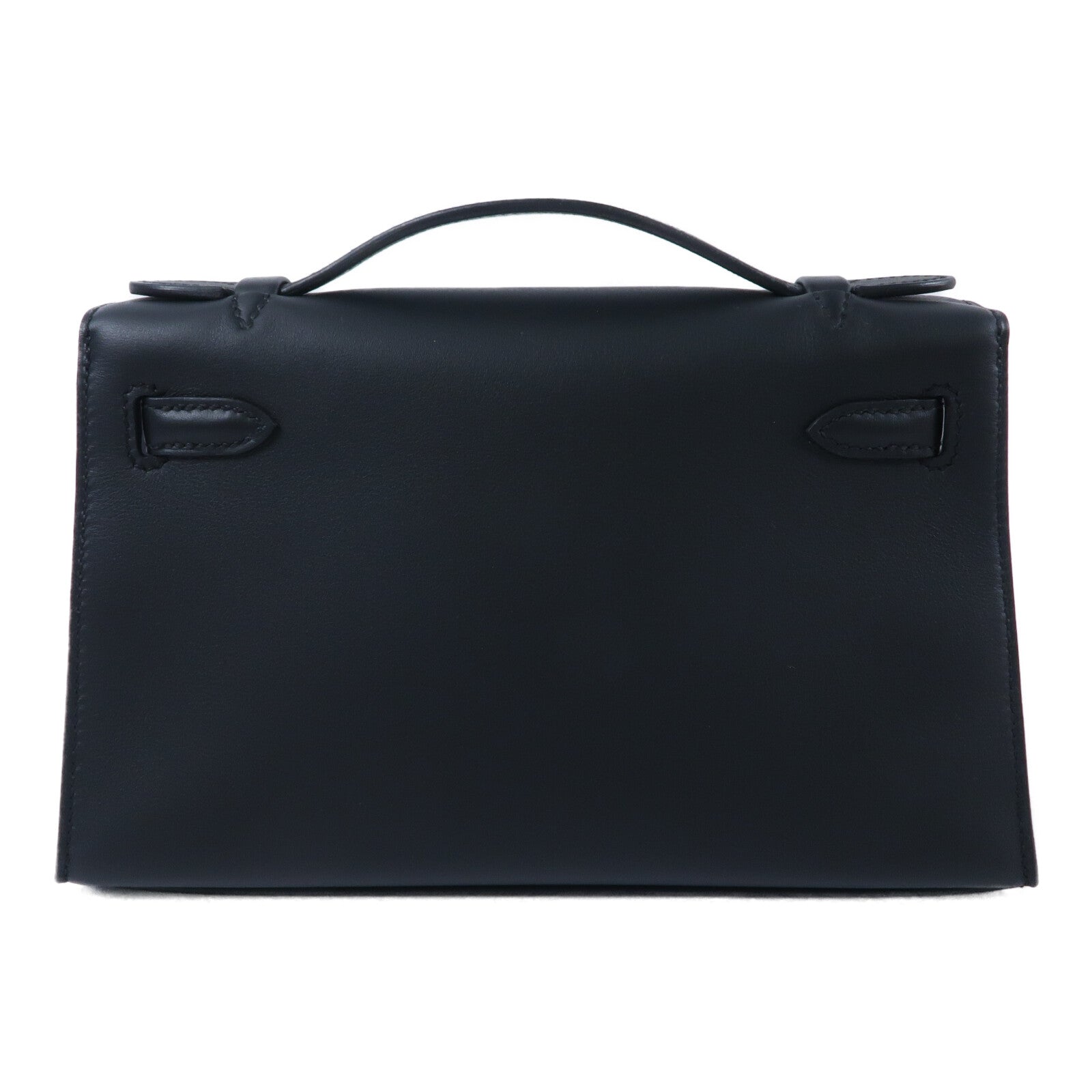 HERMES Swift皮革Kelly Pochette手挽袋Noir