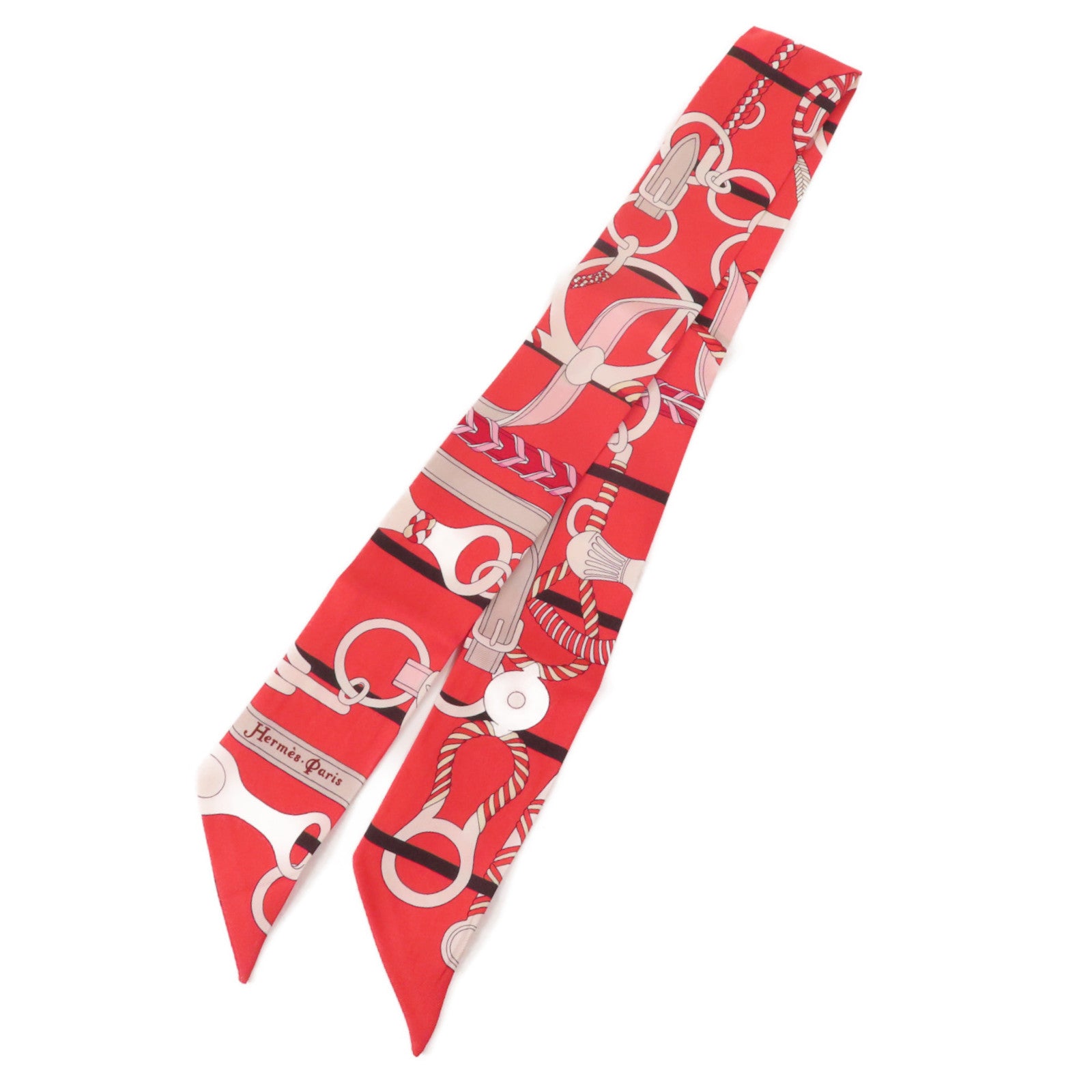 HERMES 絲質Twilly絲巾