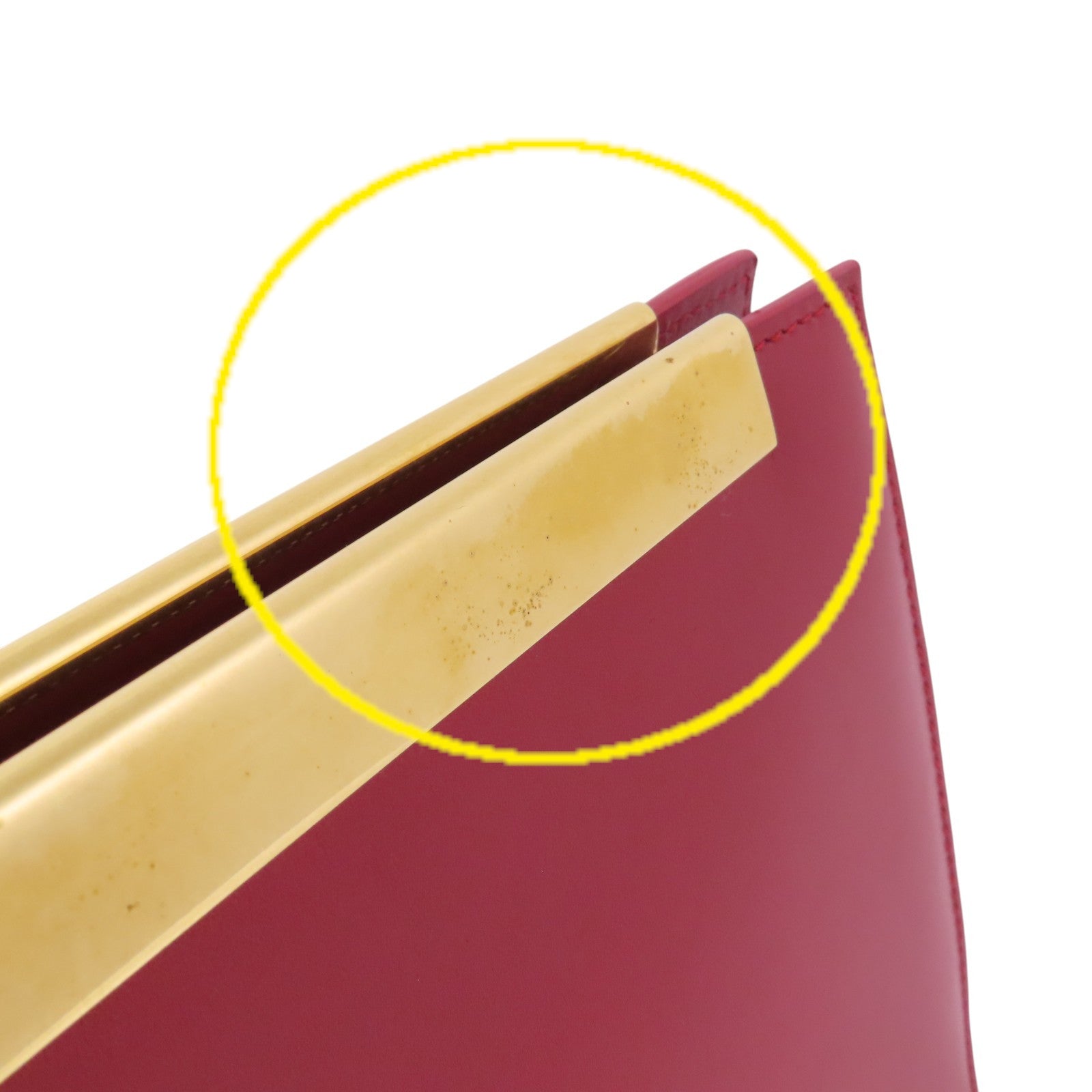 SAINT LAURENT 牛皮皮革Clutch Bag金扣手拿包