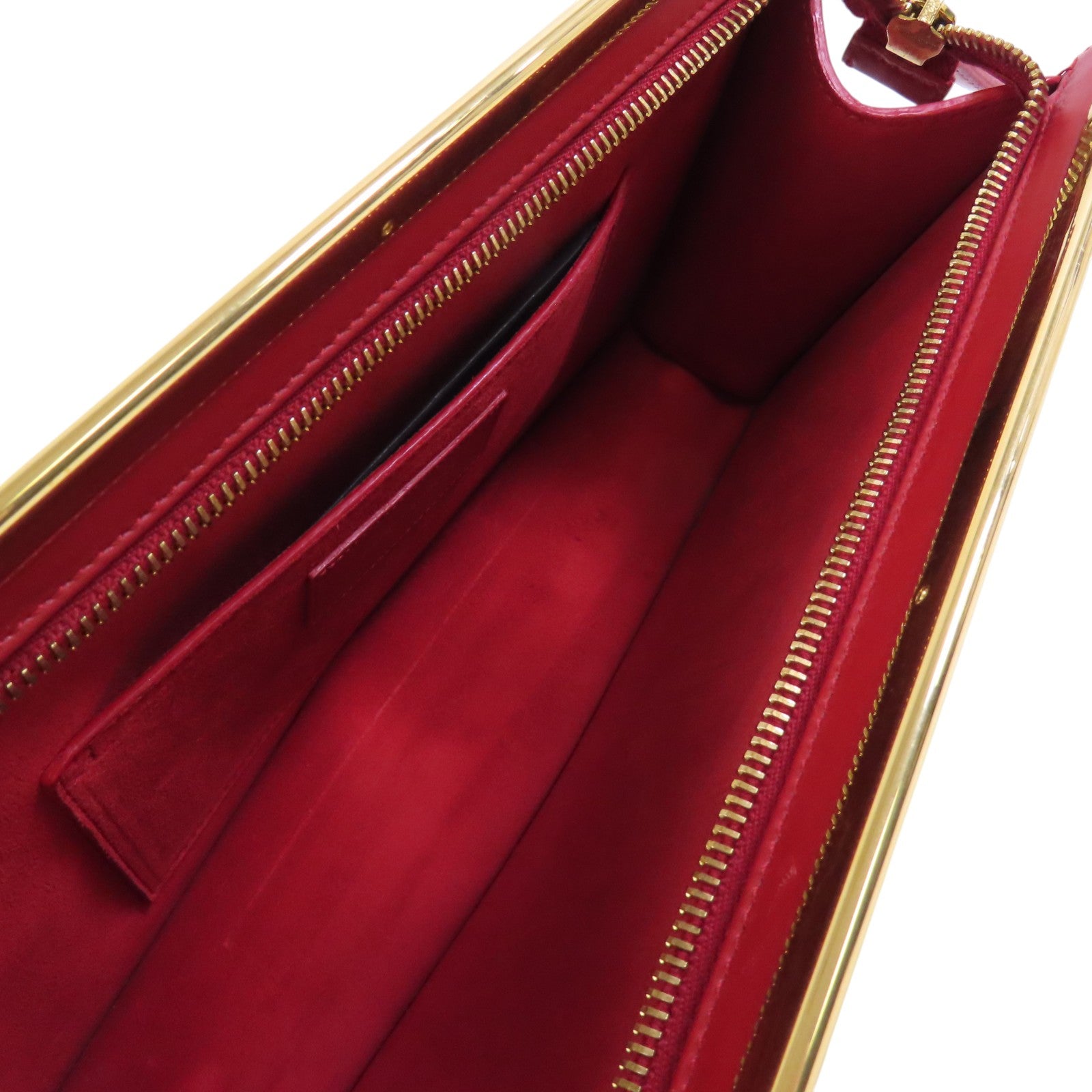 SAINT LAURENT 牛皮皮革Clutch Bag金扣手拿包