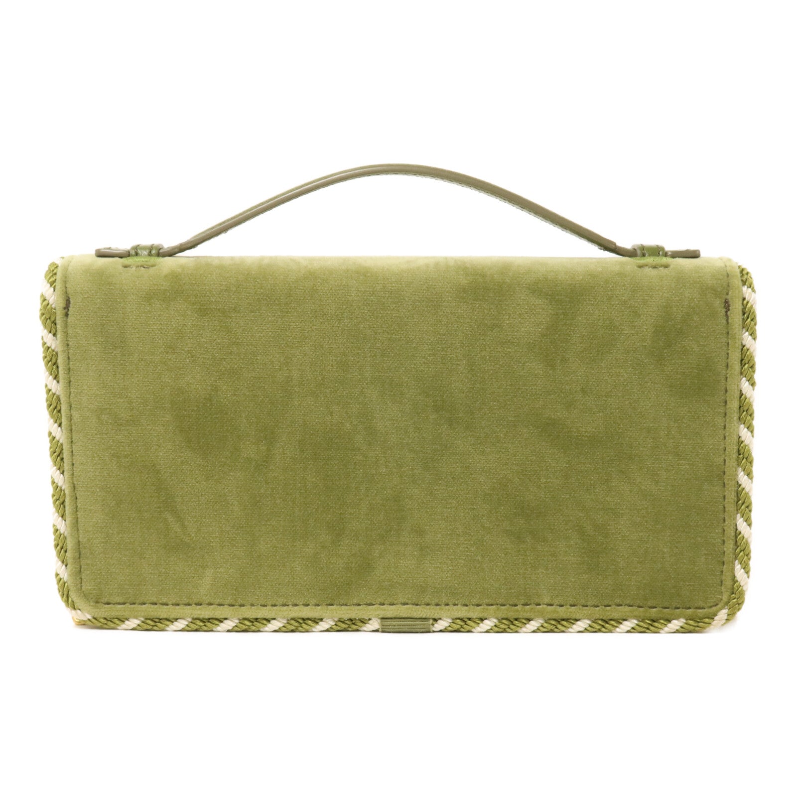 Valentino 絨布Vlogo Wallet On Chain鏈帶肩背袋