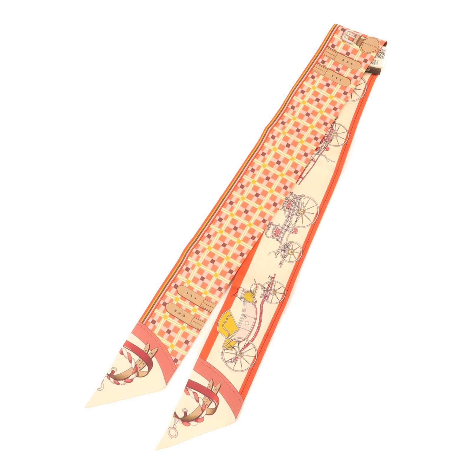 HERMES 絲質Twilly絲巾