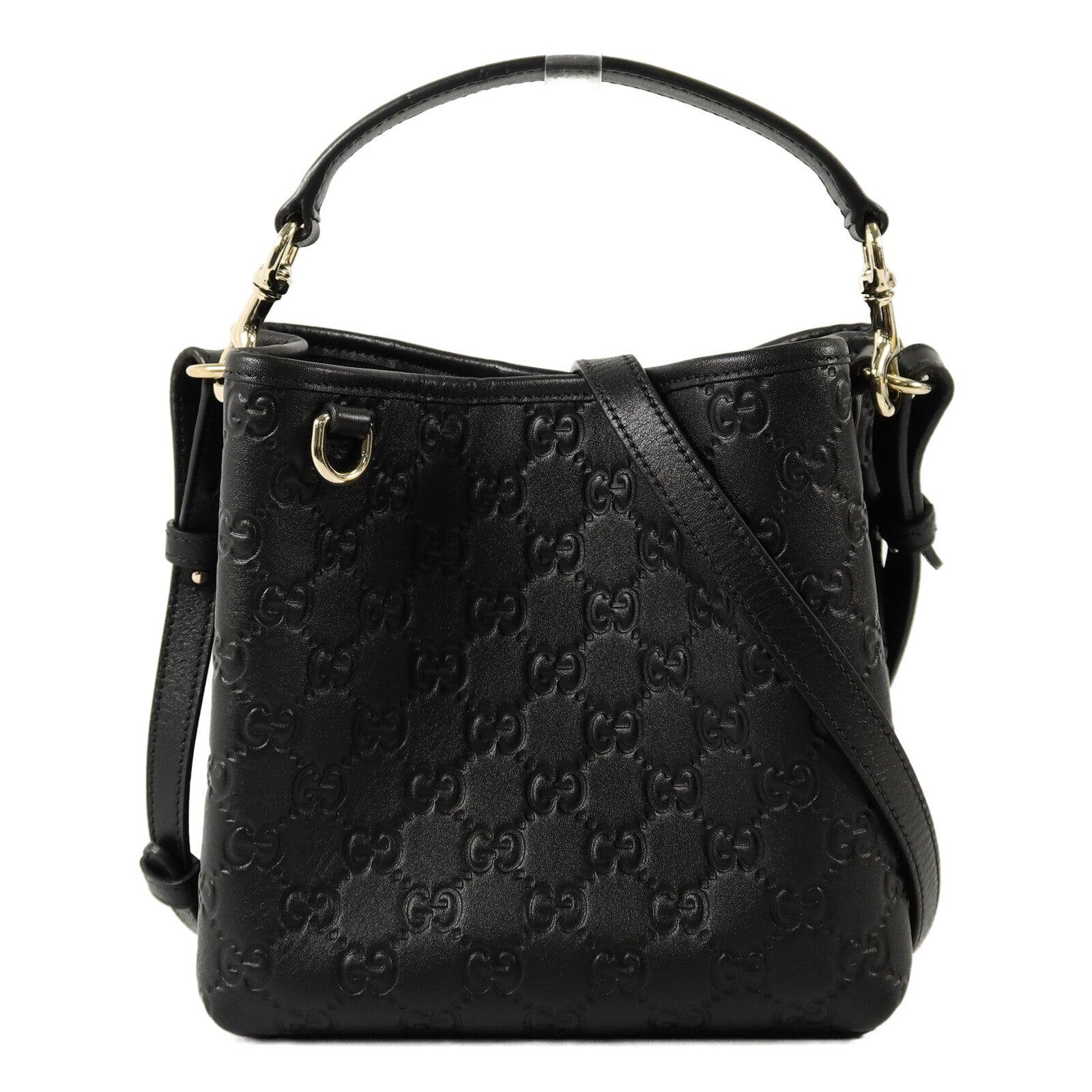 GUCCI GG Emblem Small Bucket手挽肩背兩用袋