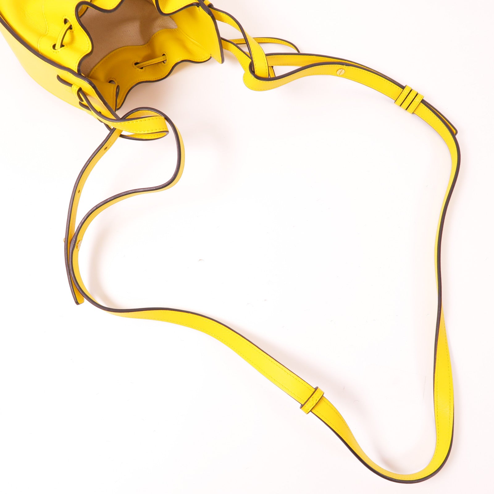 LOEWE 羊皮皮革Nano Hammock金扣手挽肩背兩用袋