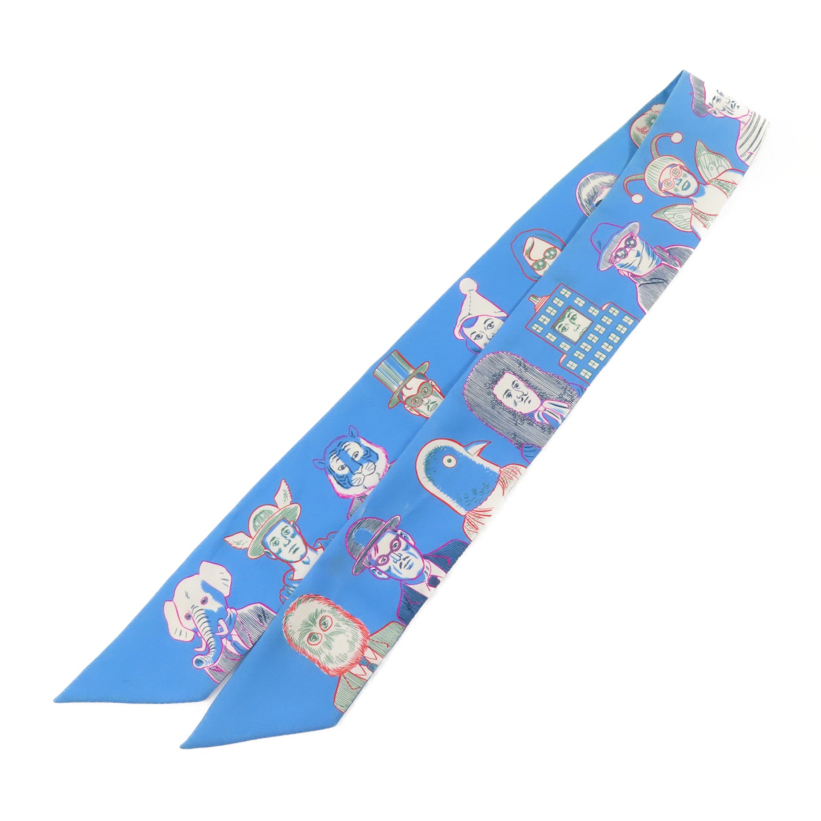 HERMES 絲質Twilly絲巾