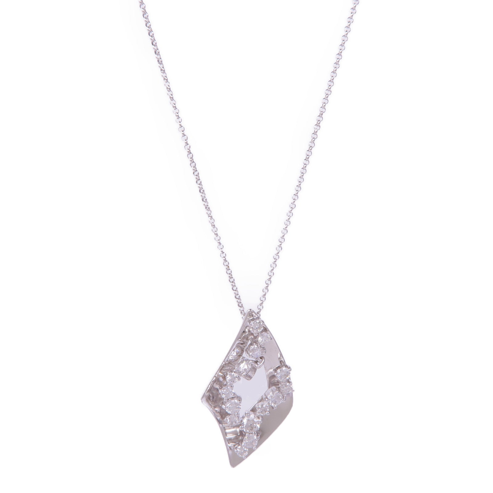 JEWELRY 18K白金Diamond Necklace鑽石項鍊