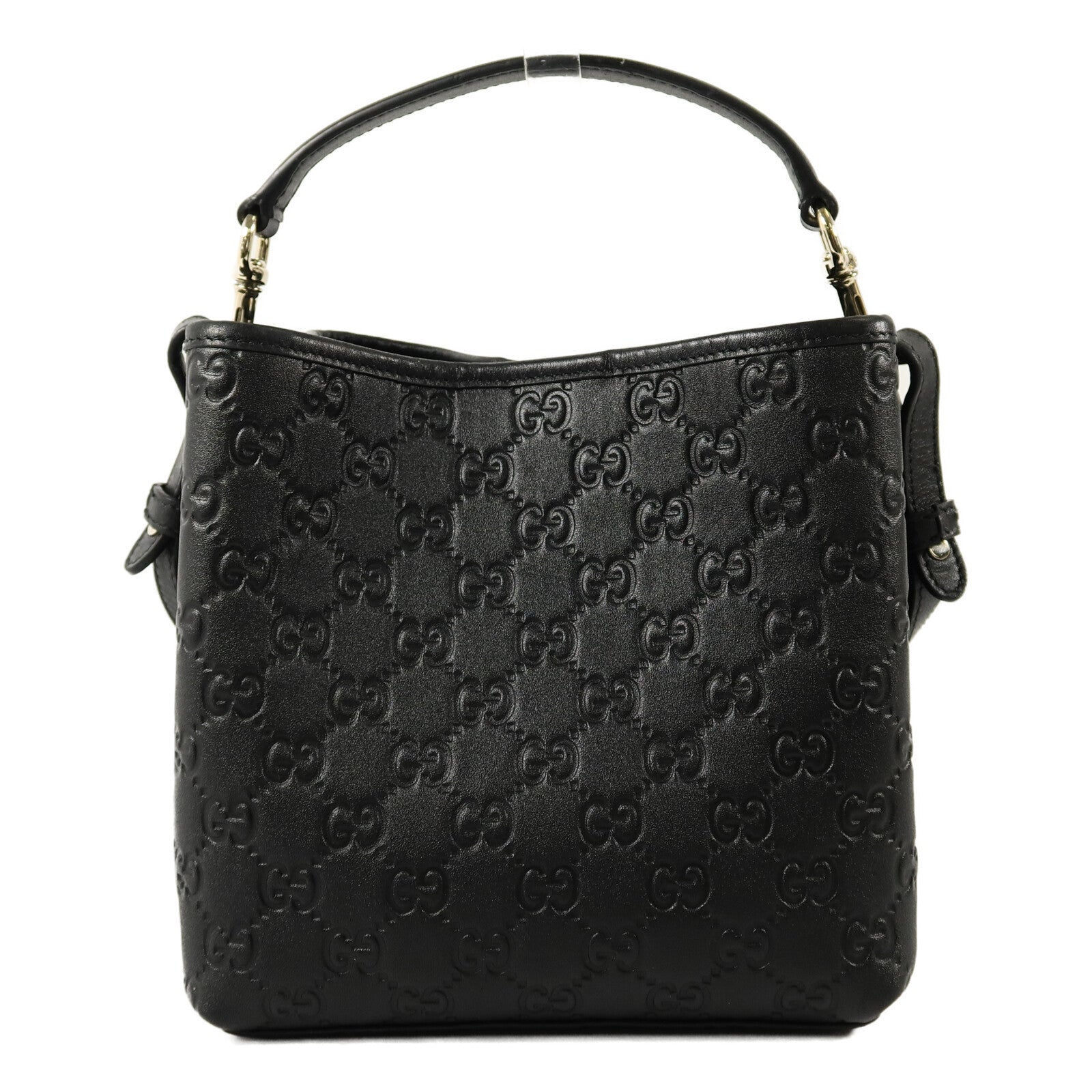 GUCCI GG Emblem Small Bucket手挽肩背兩用袋
