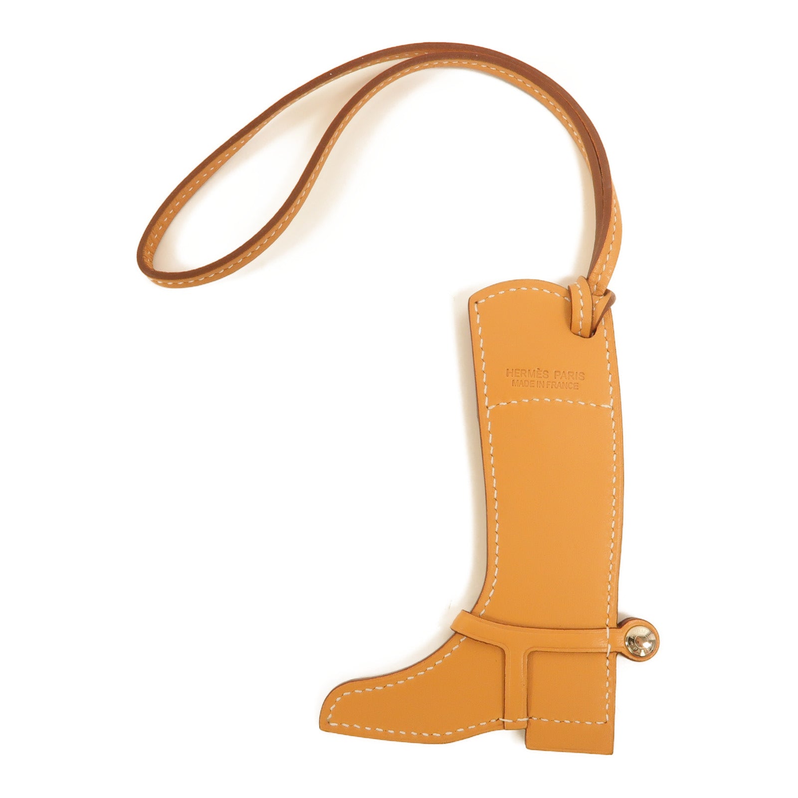 HERMES Swift皮革Paddock Boot Charm掛飾