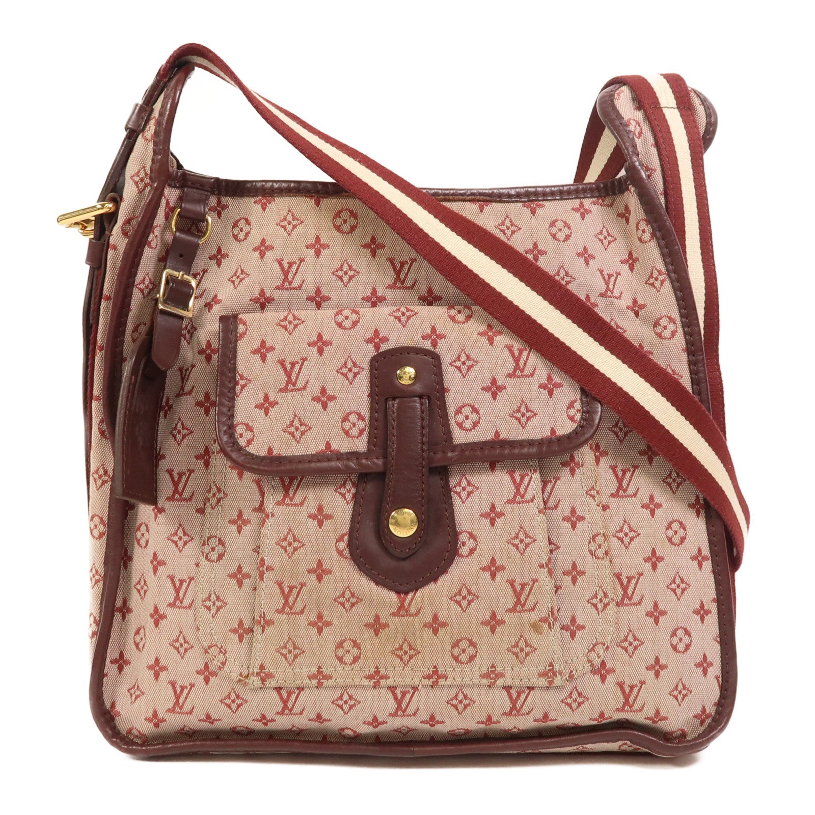 LOUIS VUITTON 【激減優惠】Monogram Mini Lin Mary Kate金扣肩背袋