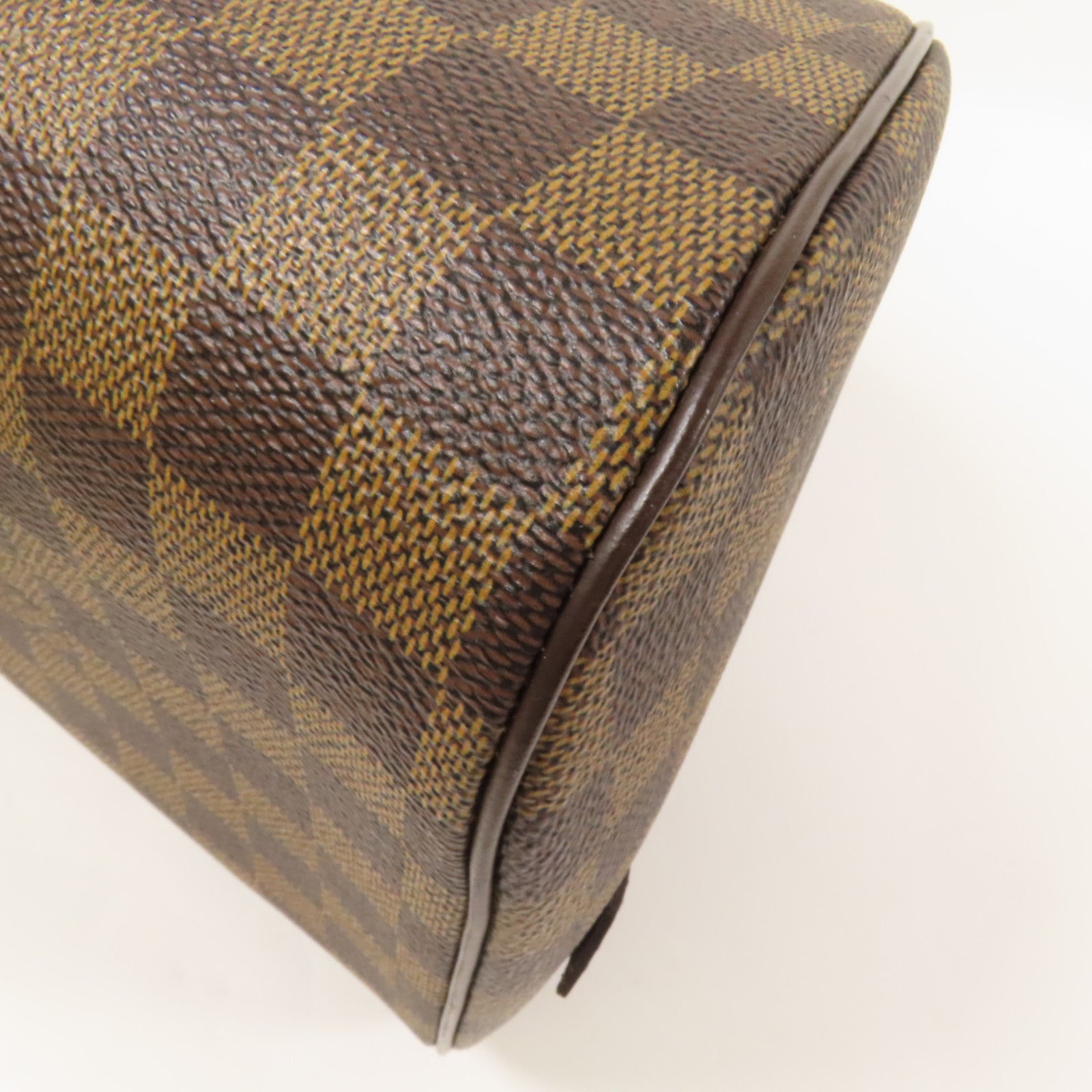 LOUIS VUITTON Damier Ribera MM金扣手挽袋