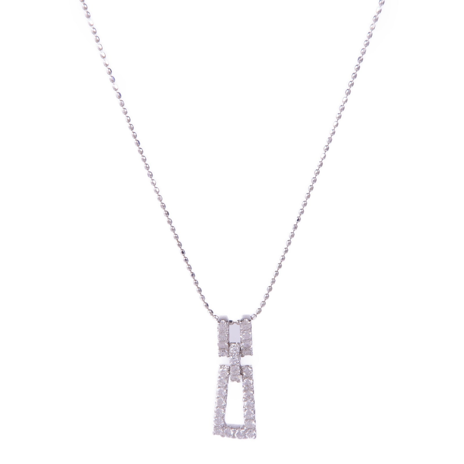 JEWELRY 18K白金Diamond Necklace鑽石項鍊