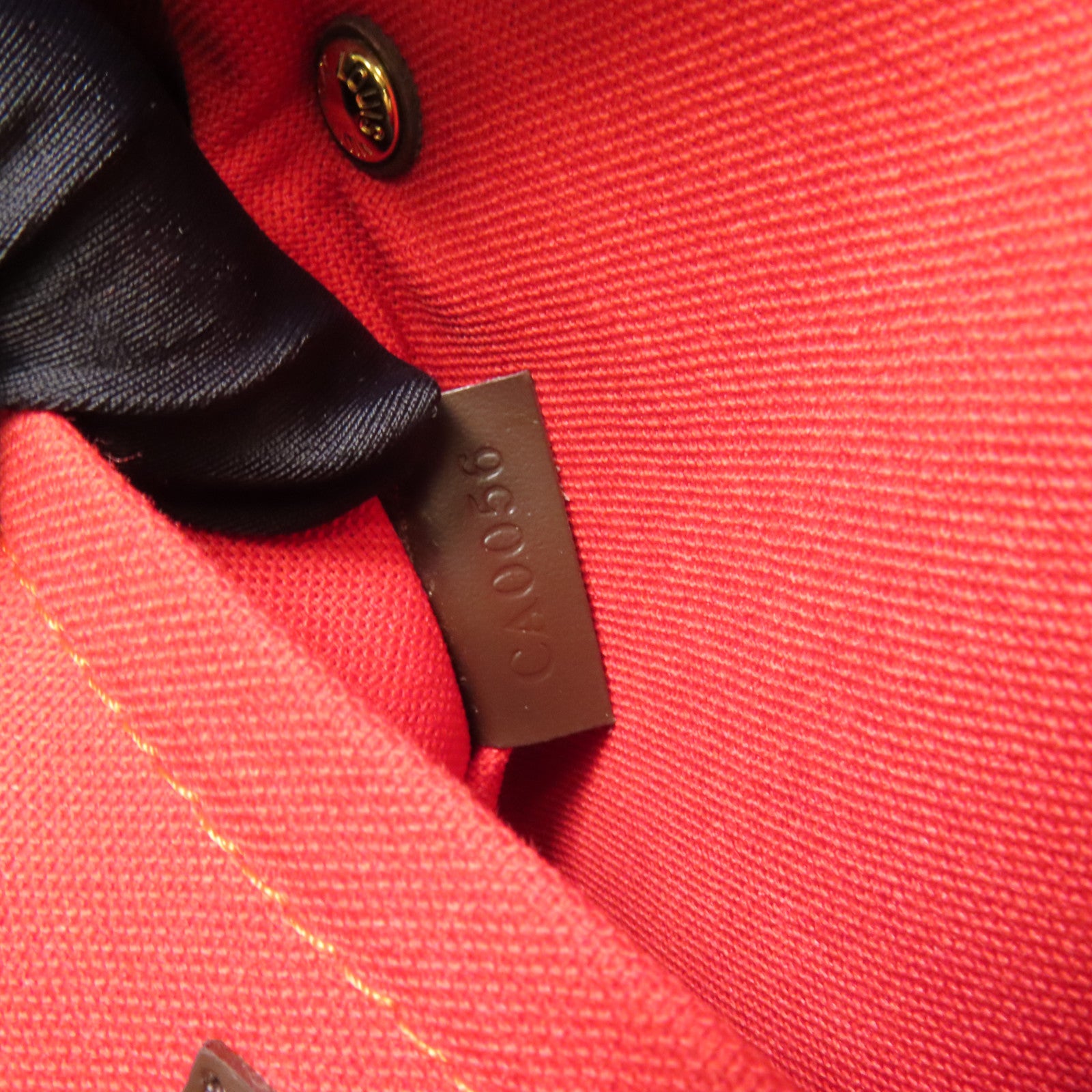 LOUIS VUITTON Damier Ribera MM金扣手挽袋