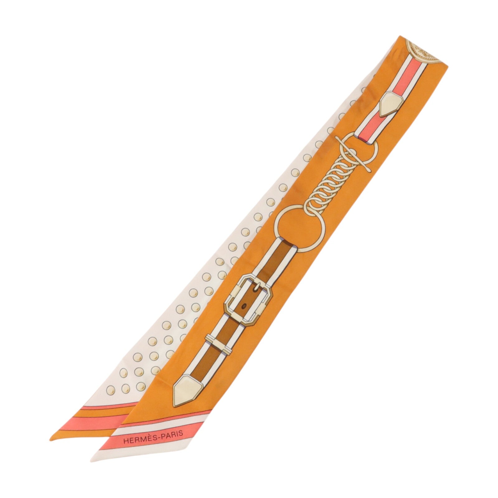 HERMES 絲質Twilly絲巾