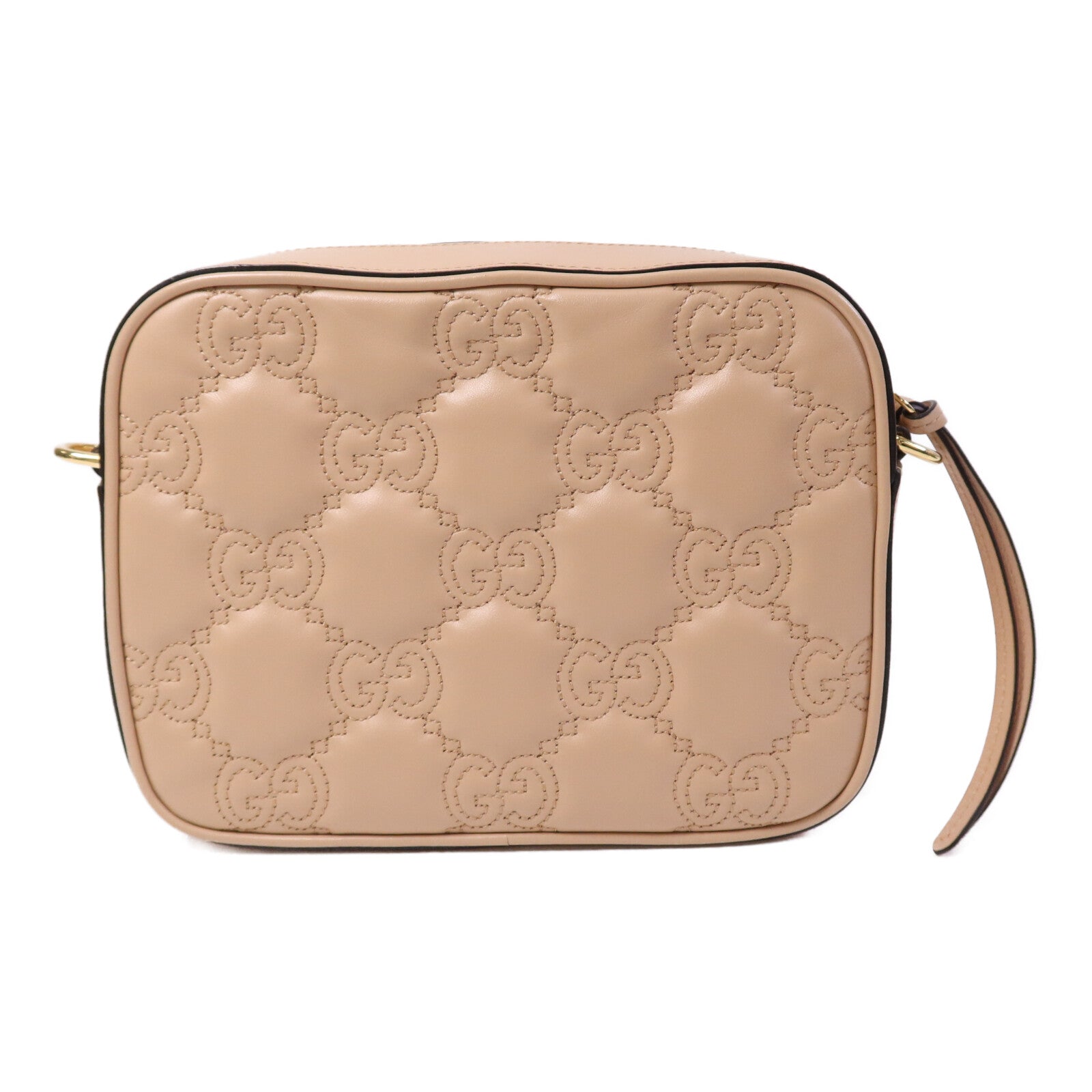GUCCI 【激減優惠】牛皮皮革GG Matelasse Small Shoulder金扣肩背袋