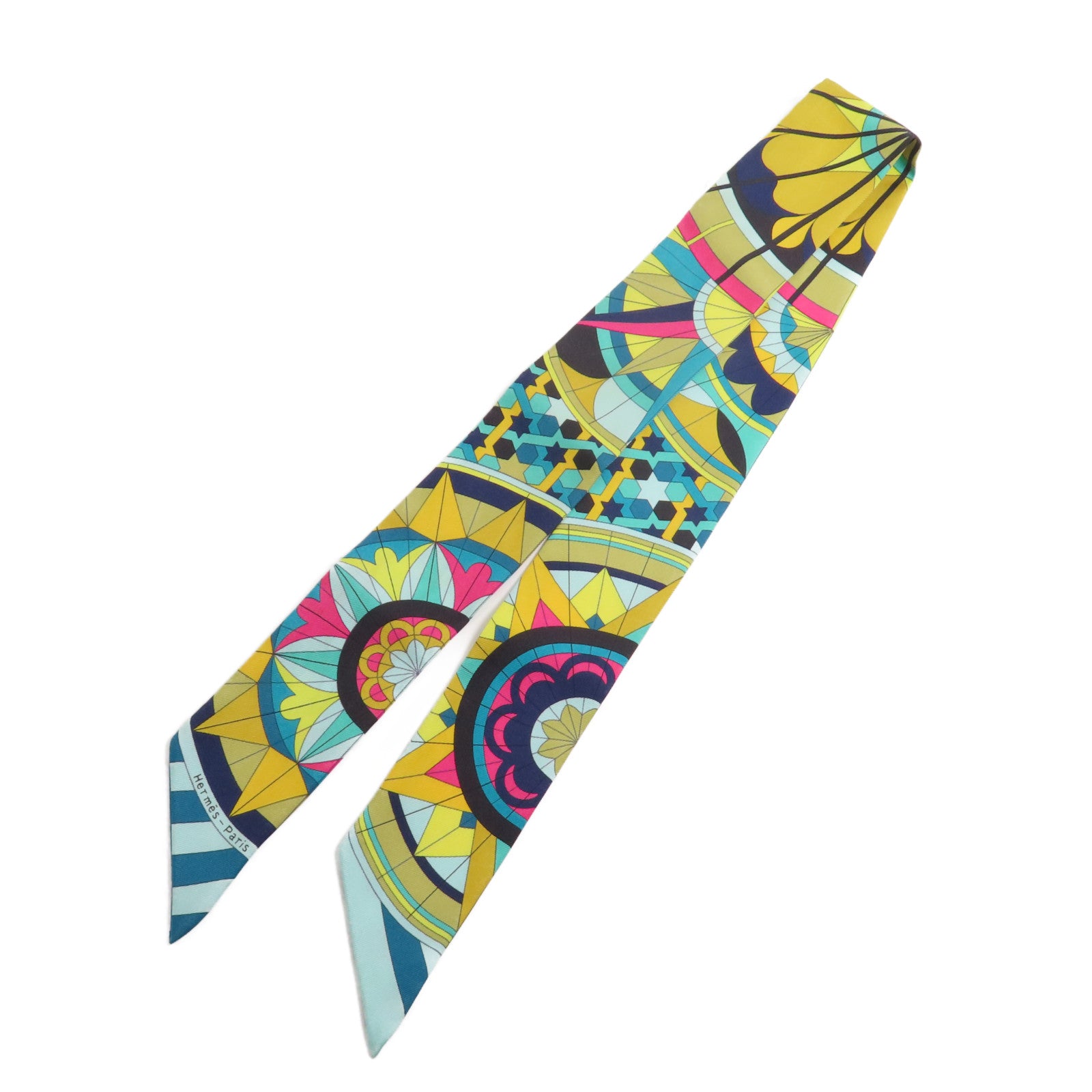 HERMES 絲質Twilly絲巾